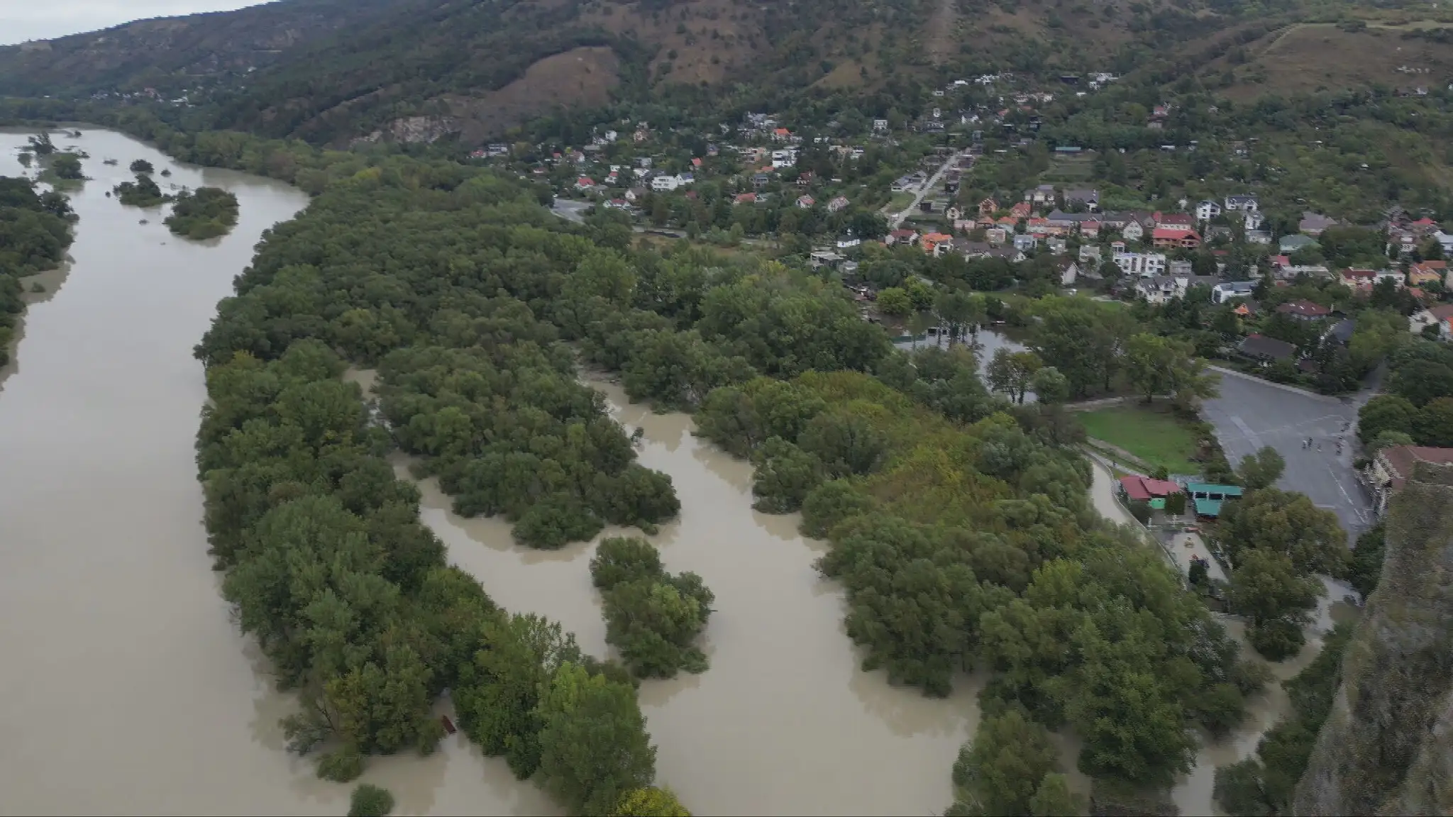 Dronové zábery z okolia Bratislavy 