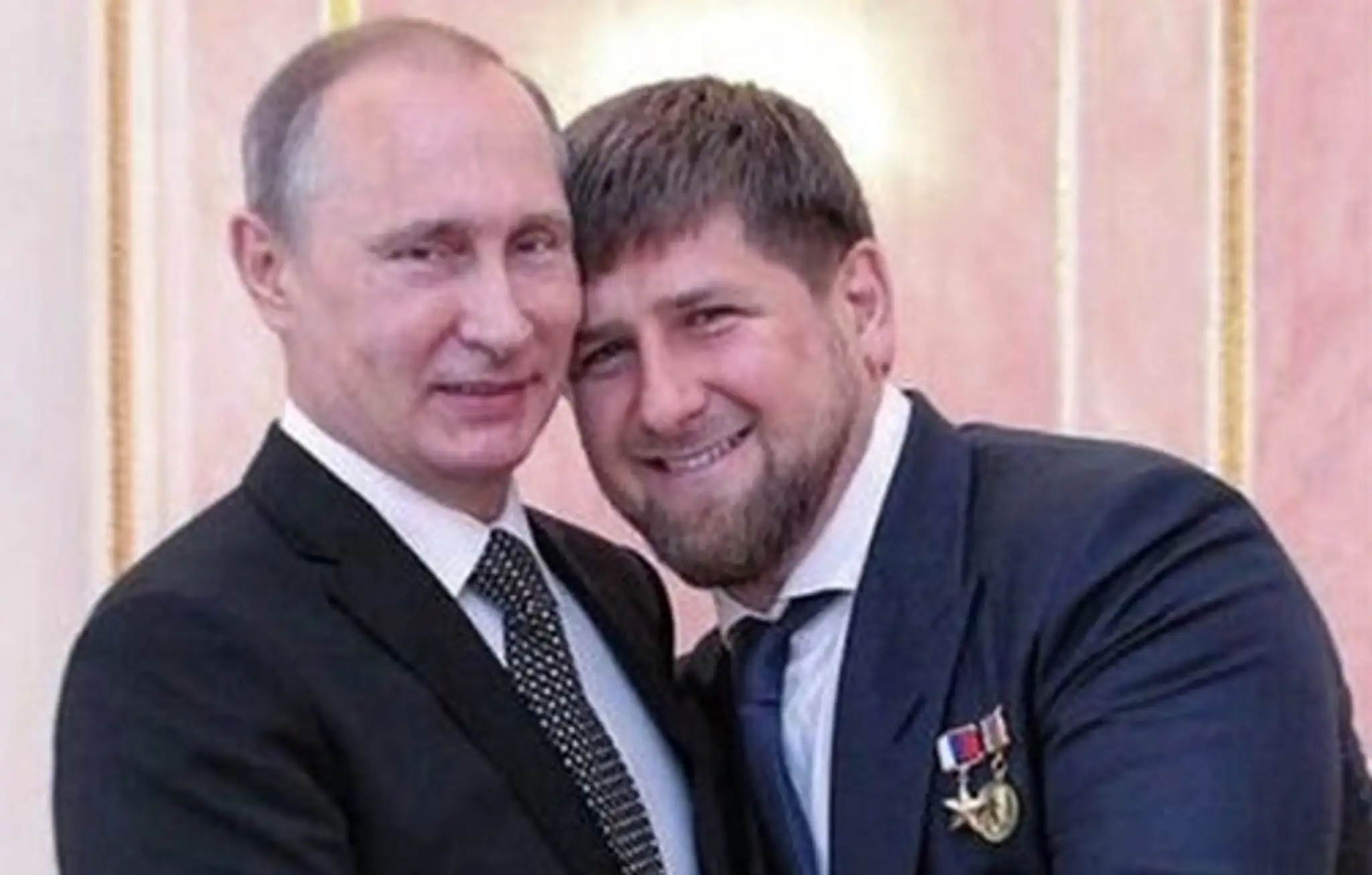 Vladimír Putina a Ramzan Kadylov