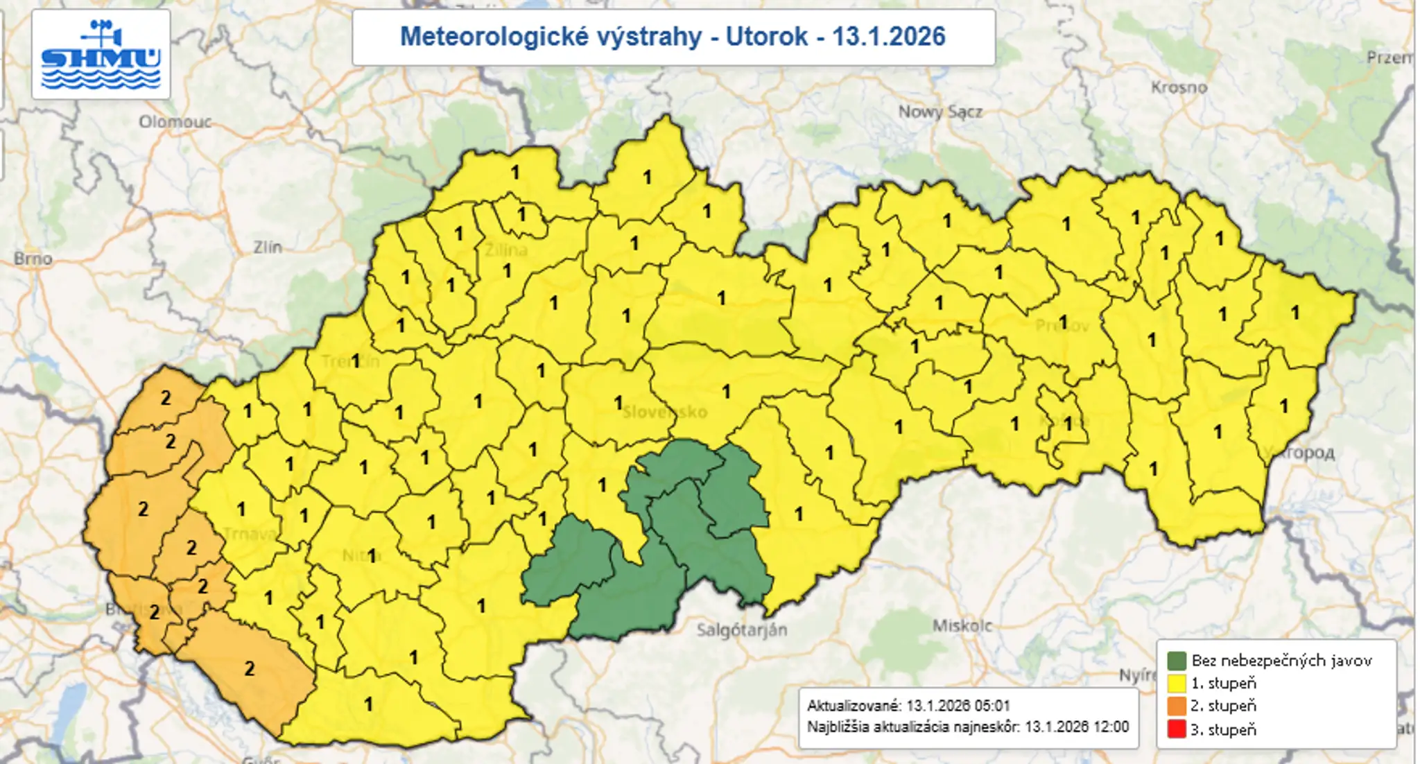Meteorologické výstrahy