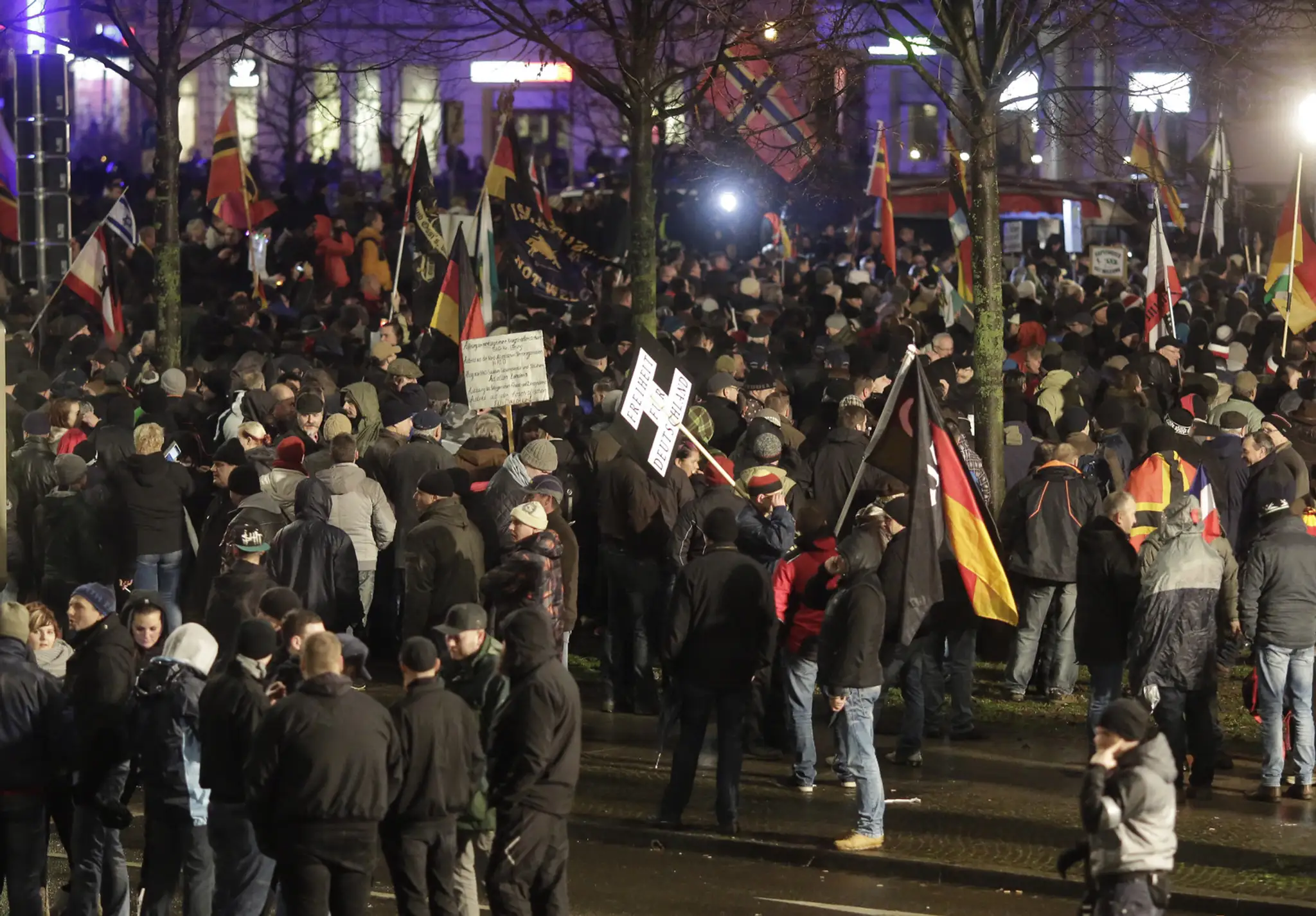 Protest v Lipsku