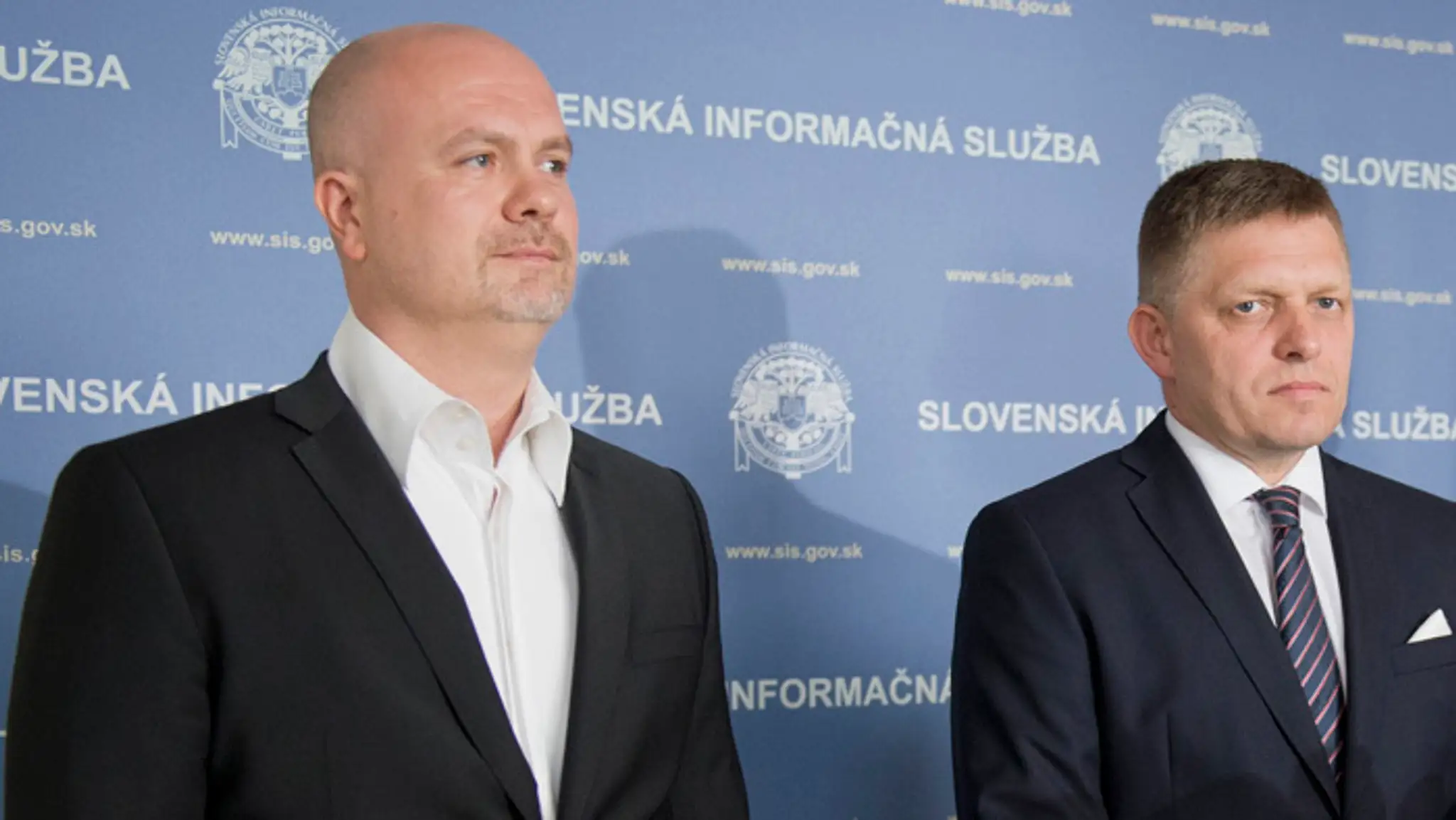 Bývalý šéf SIS Ján Valko a premiér Robert Fico.