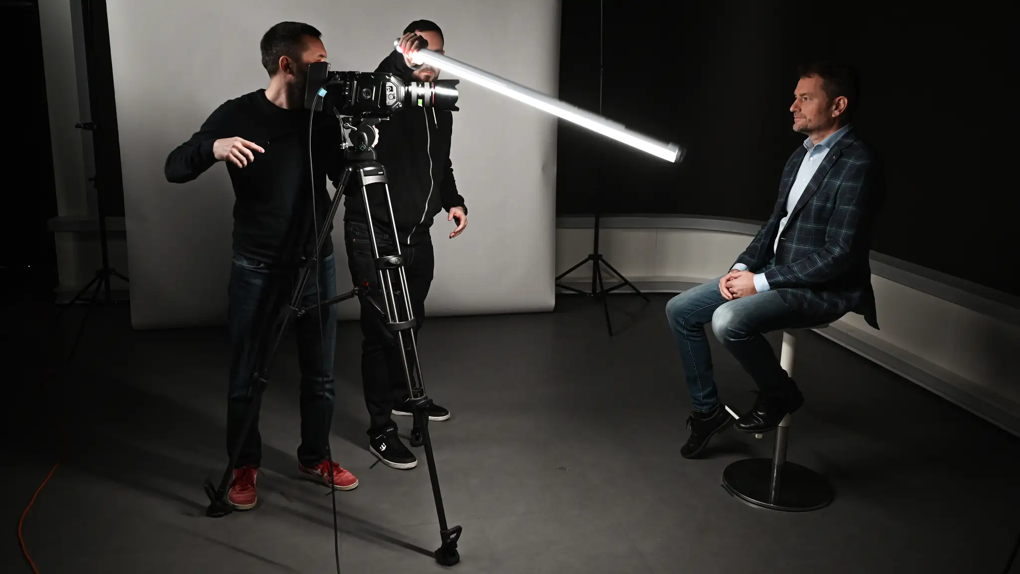 Media day s prezidentskými kandidátmi.