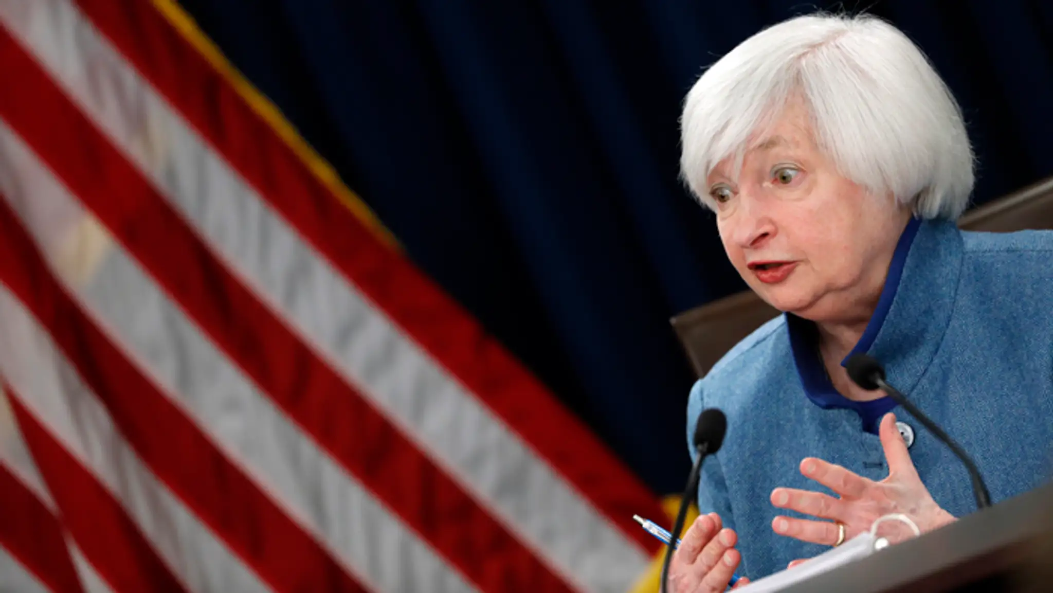 Šéfka americkej centrálnej banky (Fed) Janet Yellenová.