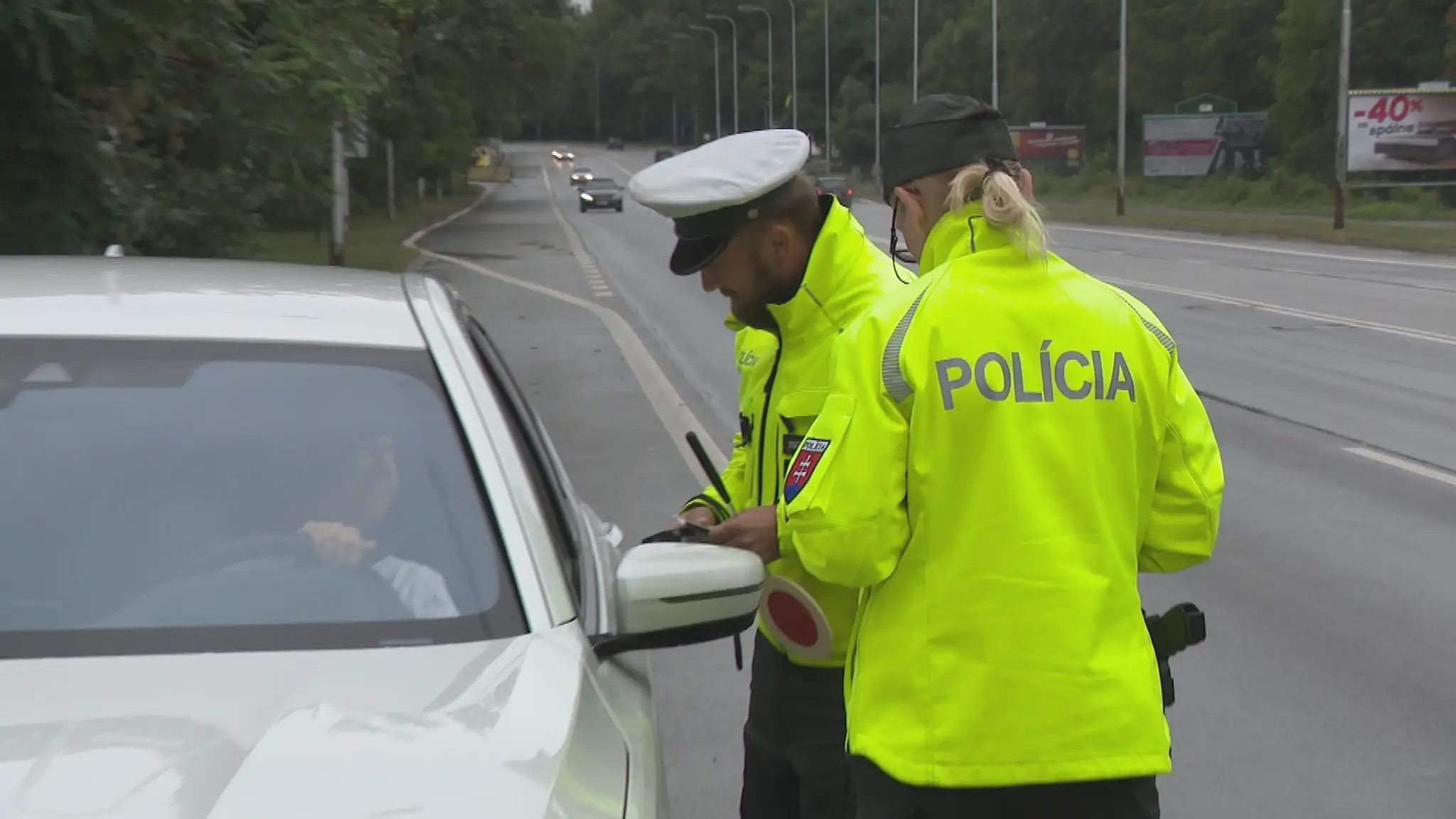 Policajná kontrola.