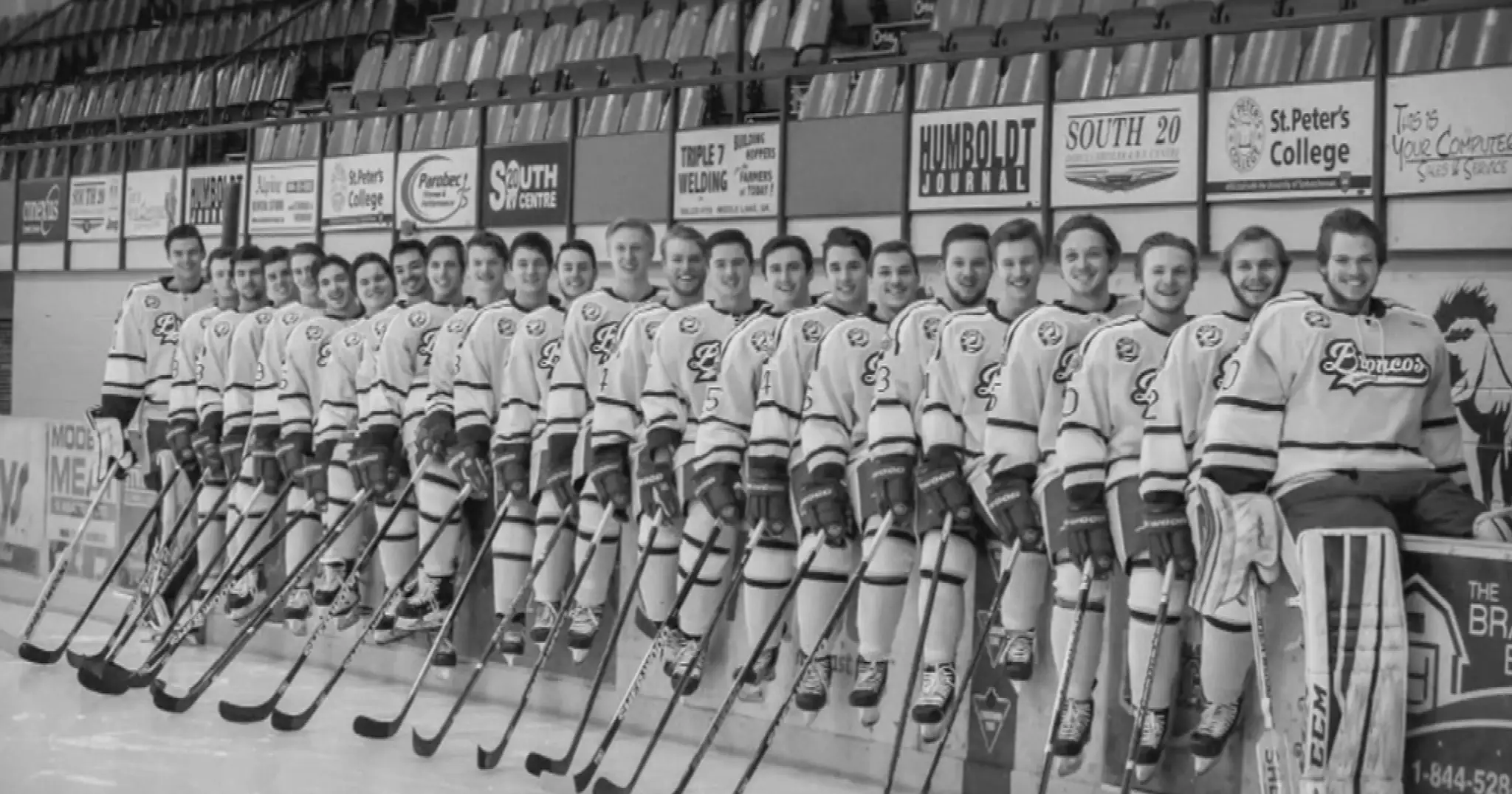 Kanadskí hokejisti tímu Humboldt Broncos