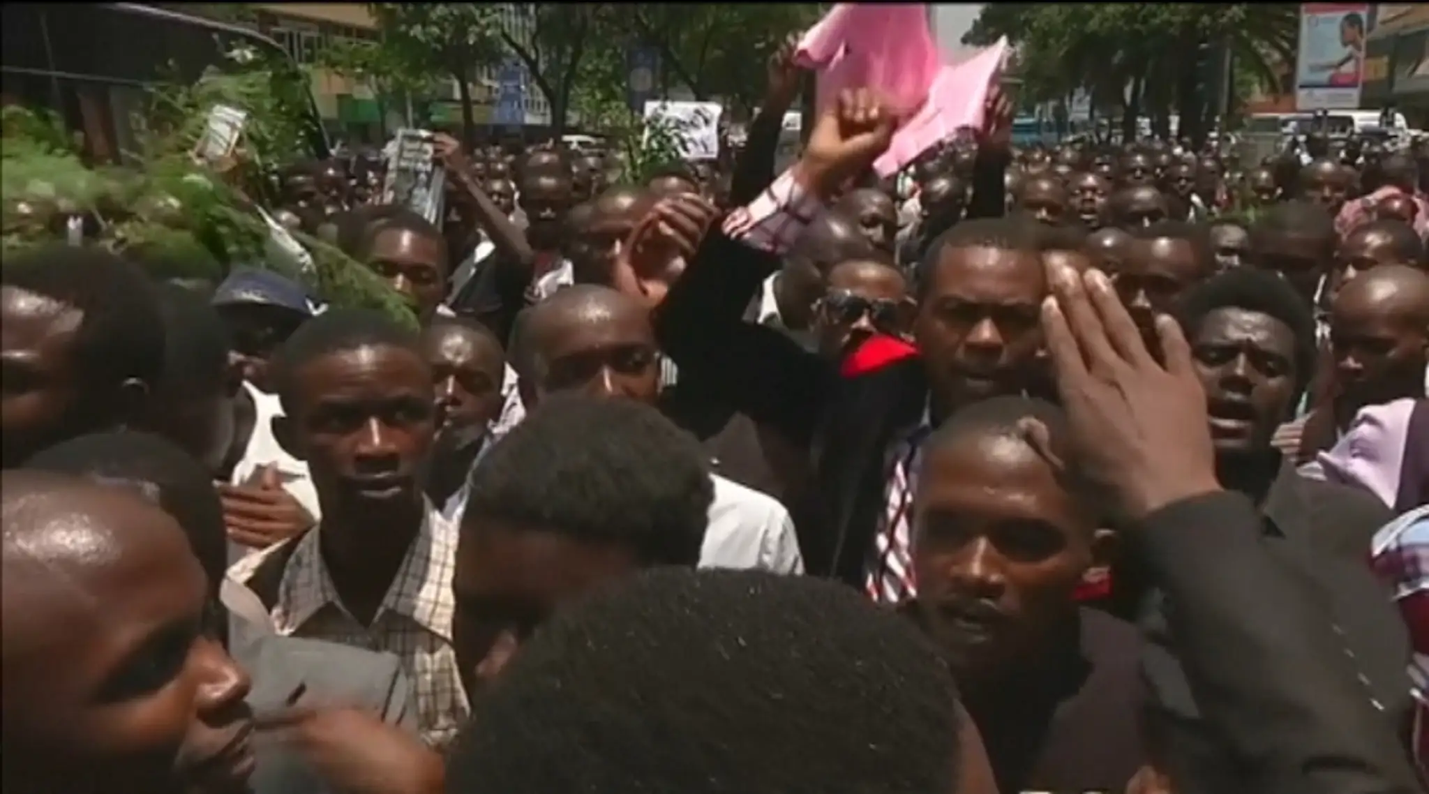 Protest v Keni
