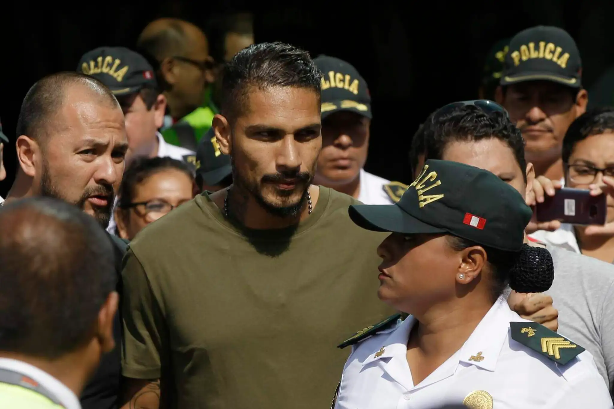 Paolo Guerrero na archívnej snímke.