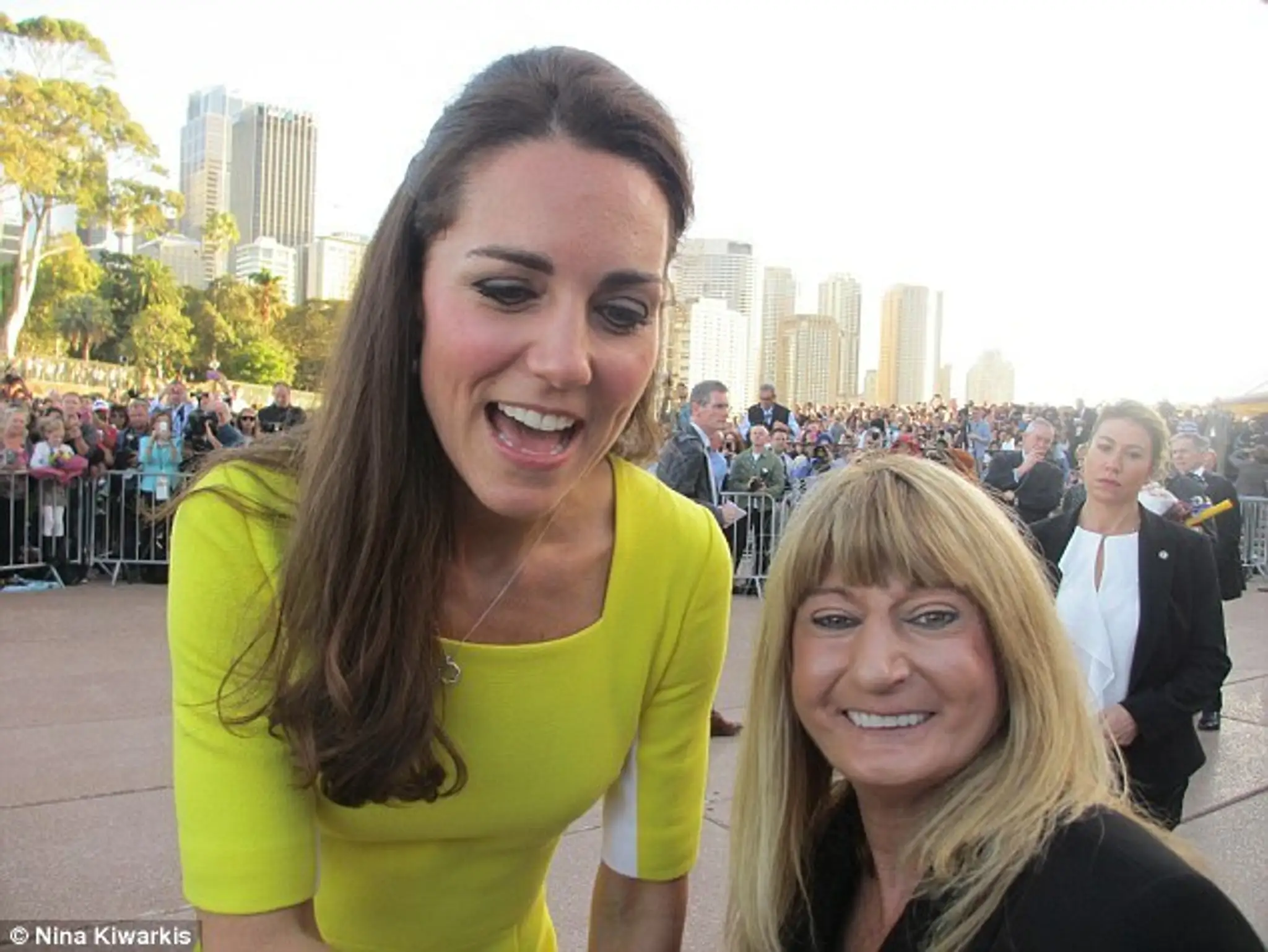 Selfie s Kate v Austrálii