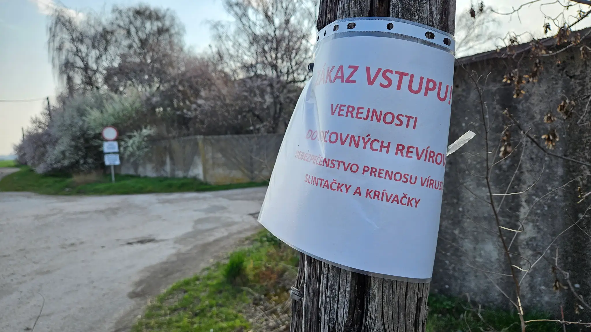 Zákaz vstupu - ilustračná snímka