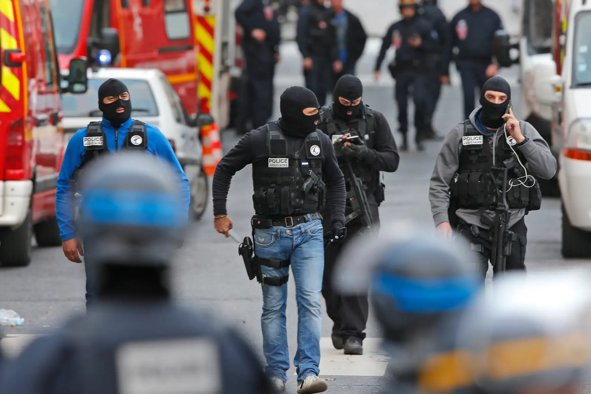 Policajná razia v Saint Denis