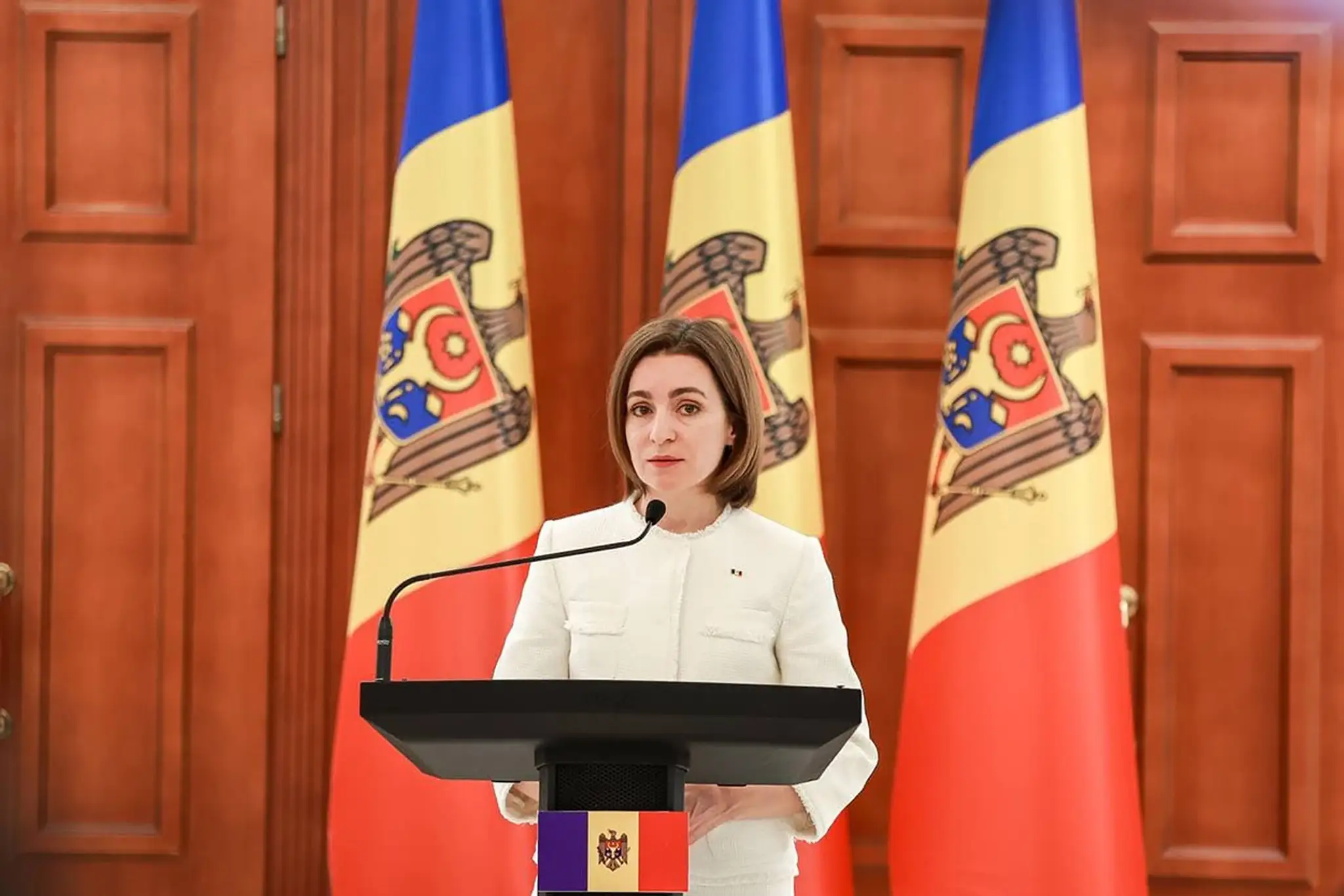 Moldavská prezidentka Maria Sanduová