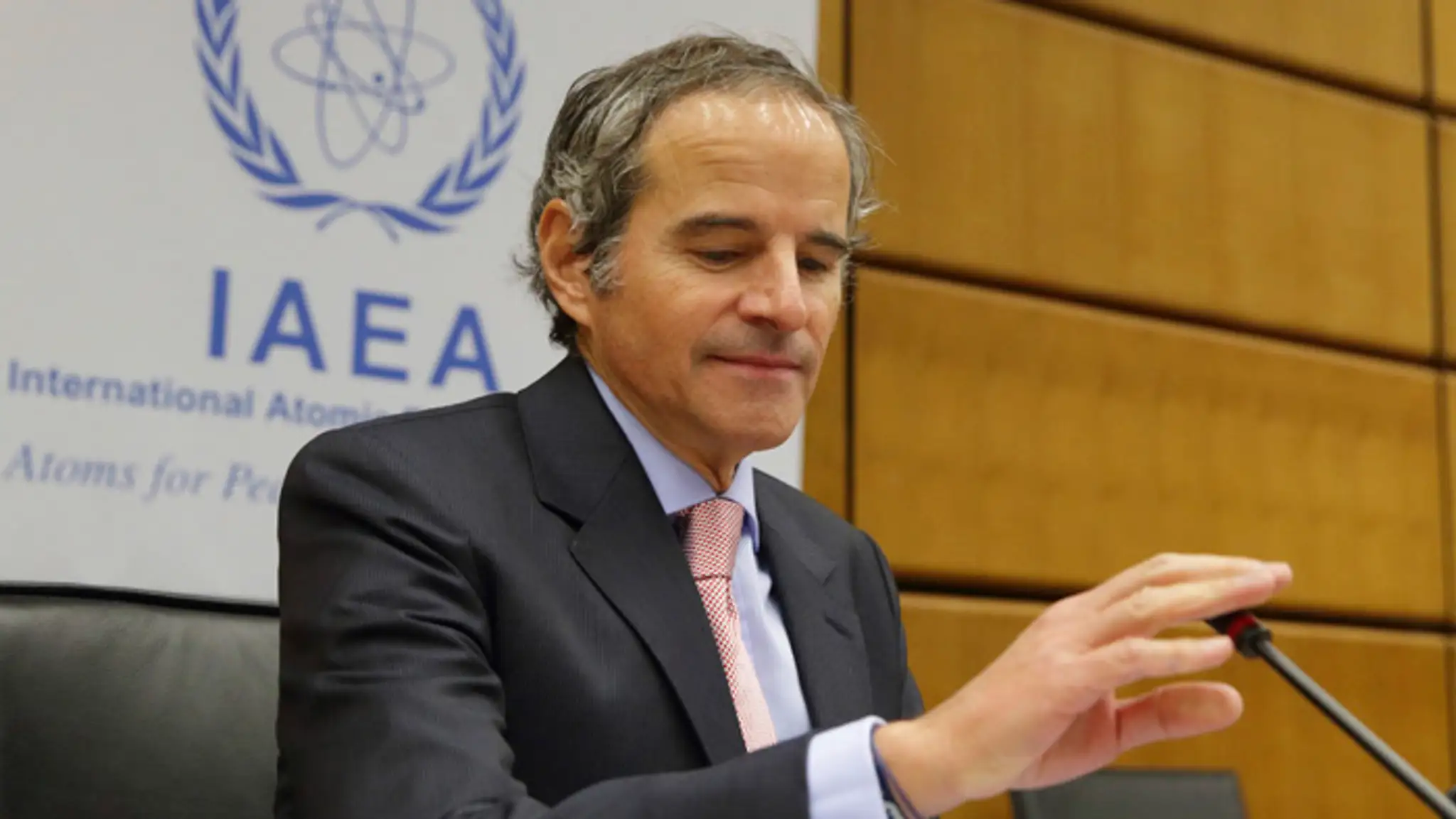Generálny riaditeľ Medzinárodnej agentúry pre atómovú energiu Rafael Mariano Grossi.