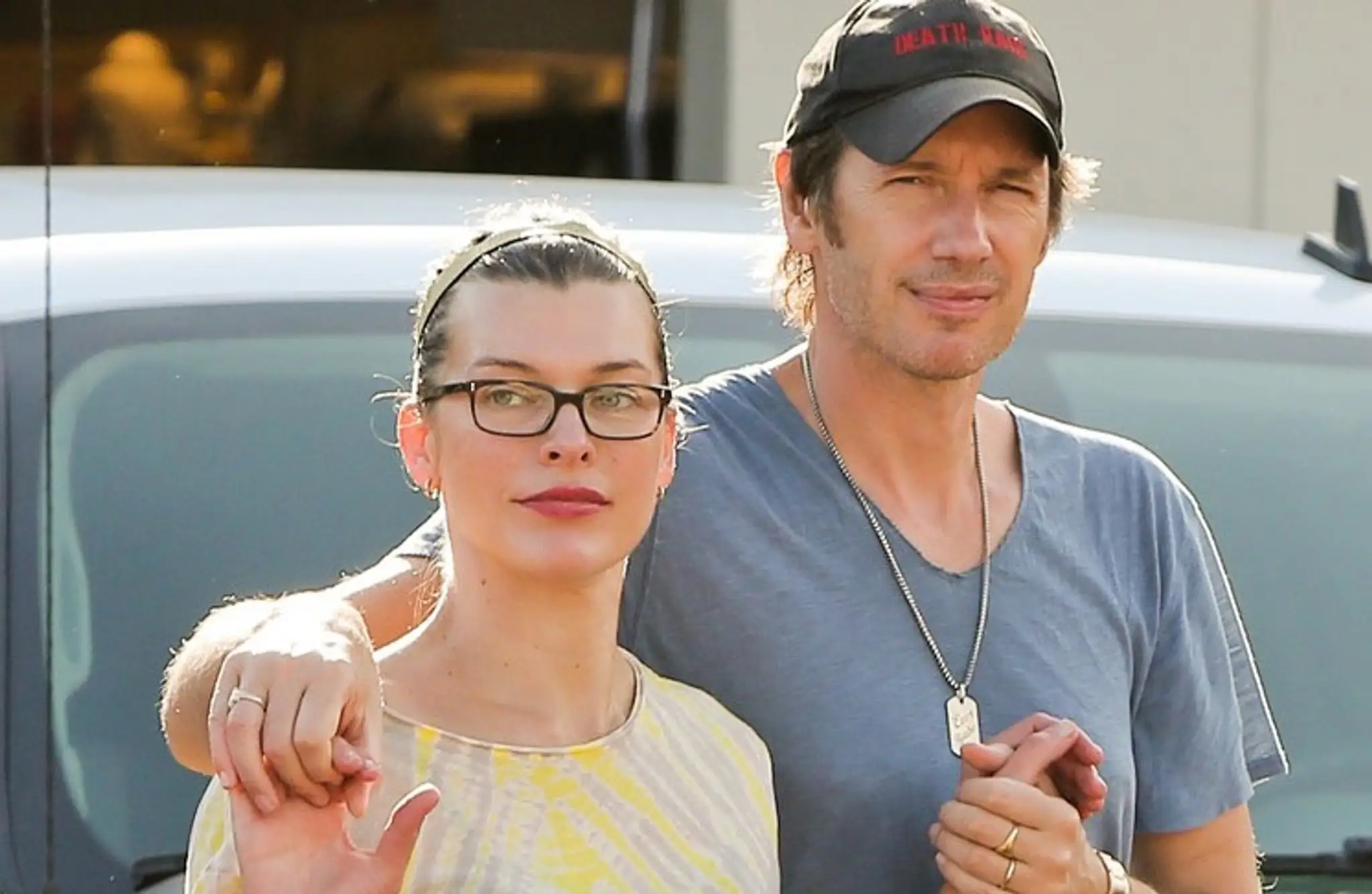 Milla Jovovich s manželom Paulom W.S. Andersonom