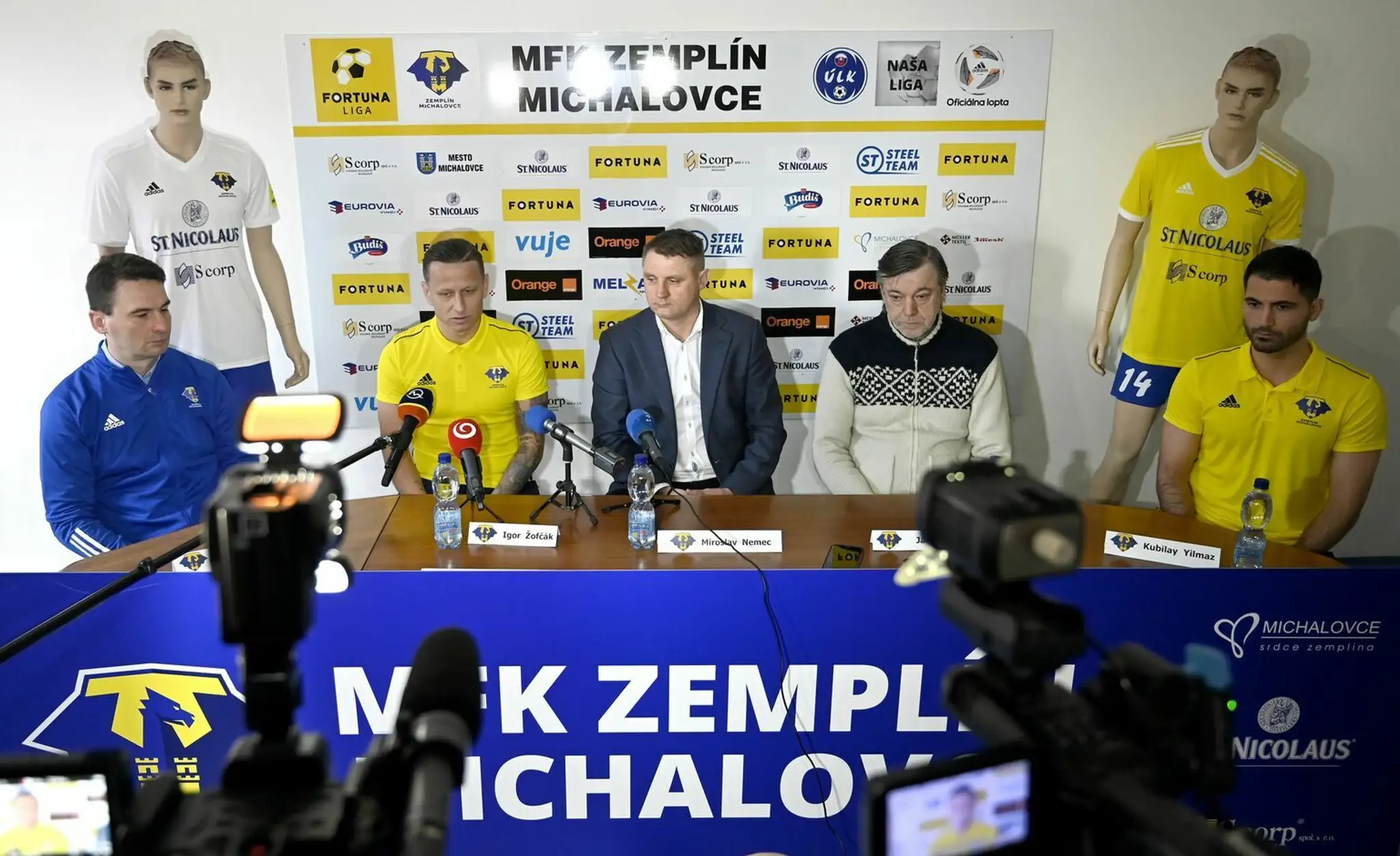 Vedenie Michaloviec pred jarnou časťou Fortuna ligy.