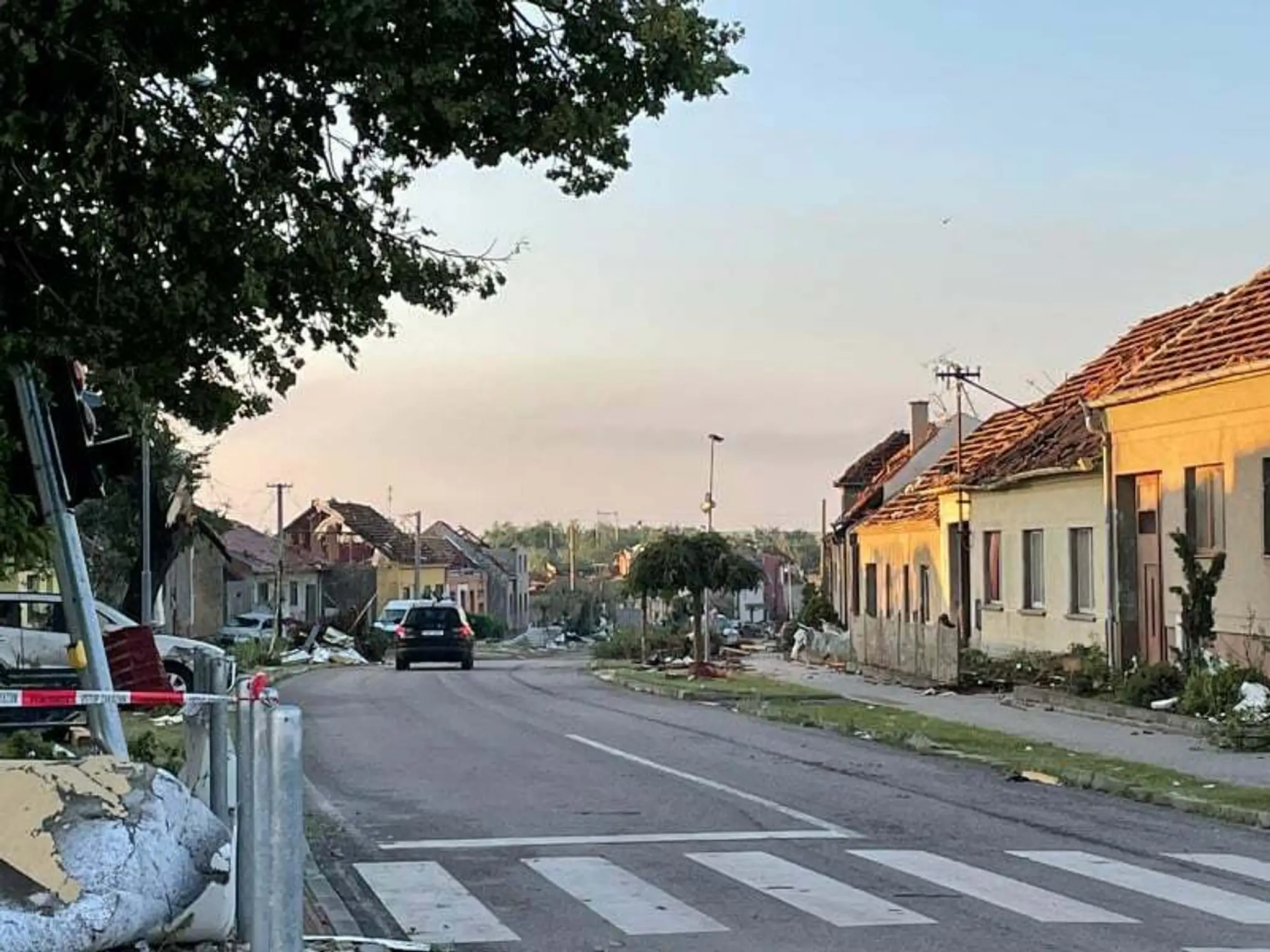 Aktuálne zábery z obce Hrušky.