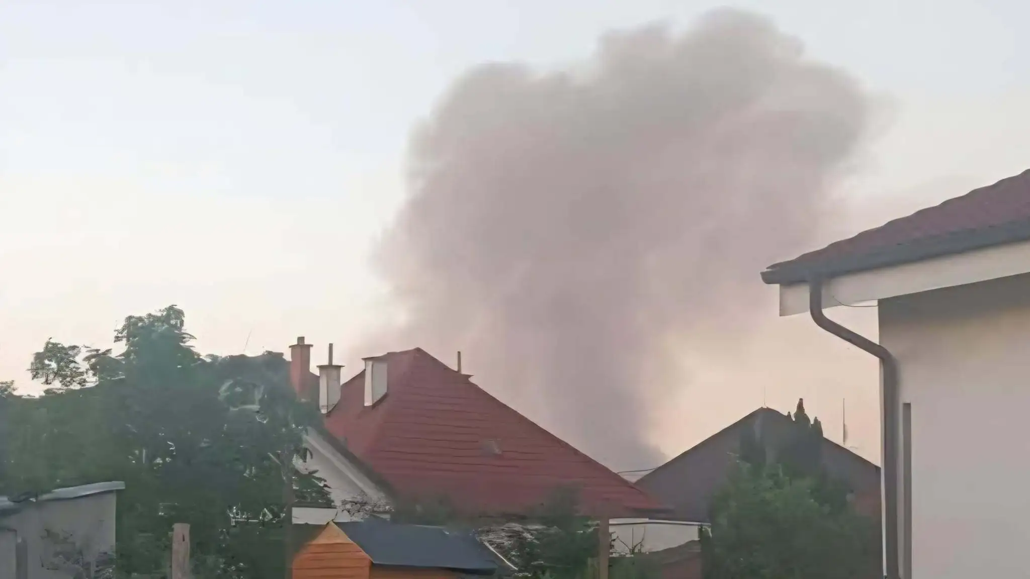 Požiar na základni Malacky-Kuchyňa
