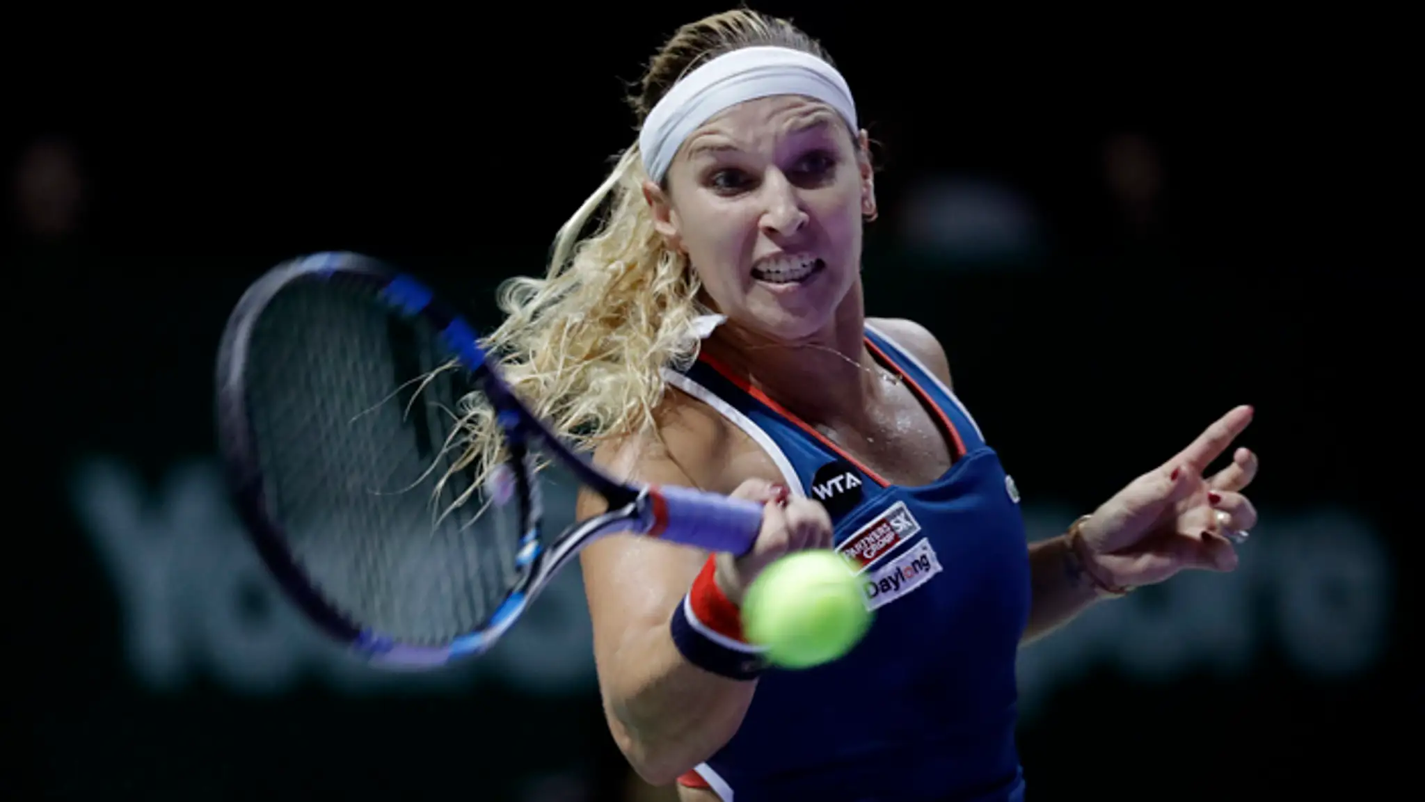 Dominika Cibulková na Turnaji majsteriek v Singapure.
