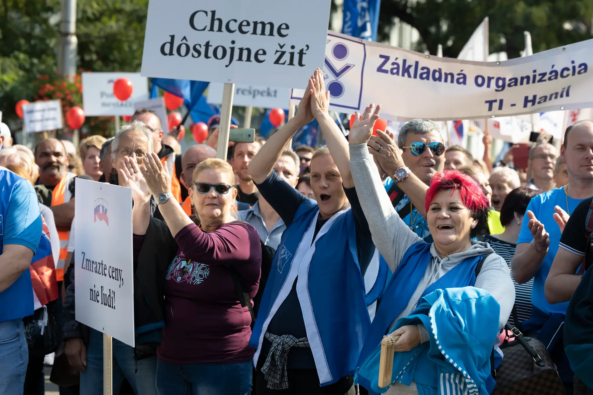 Bratislava - Protest KOZ proti energetickej chudobe