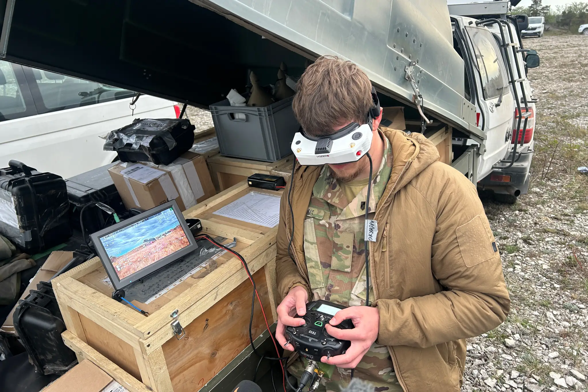 Cvičenie NATO na švédskom ostrove Gotland.
