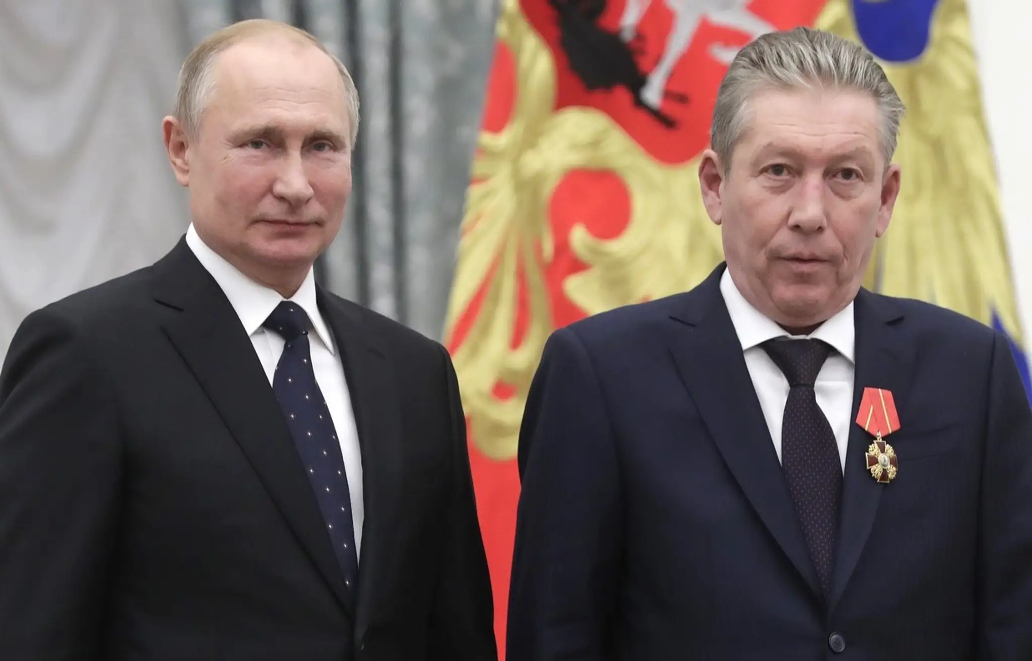 Vladimír Putin a Ravil Maganov.