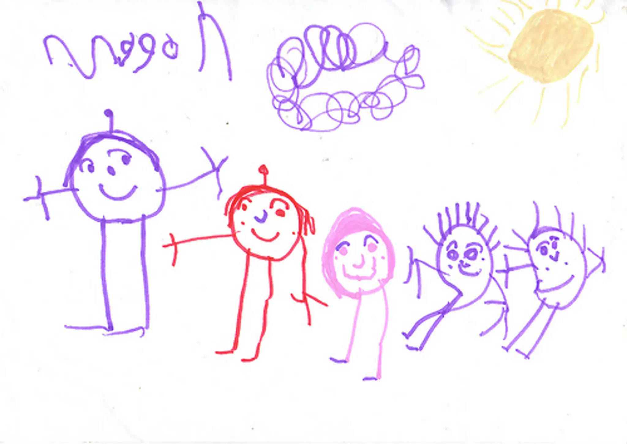 Detská kresba (Ilustračná snímka) 
