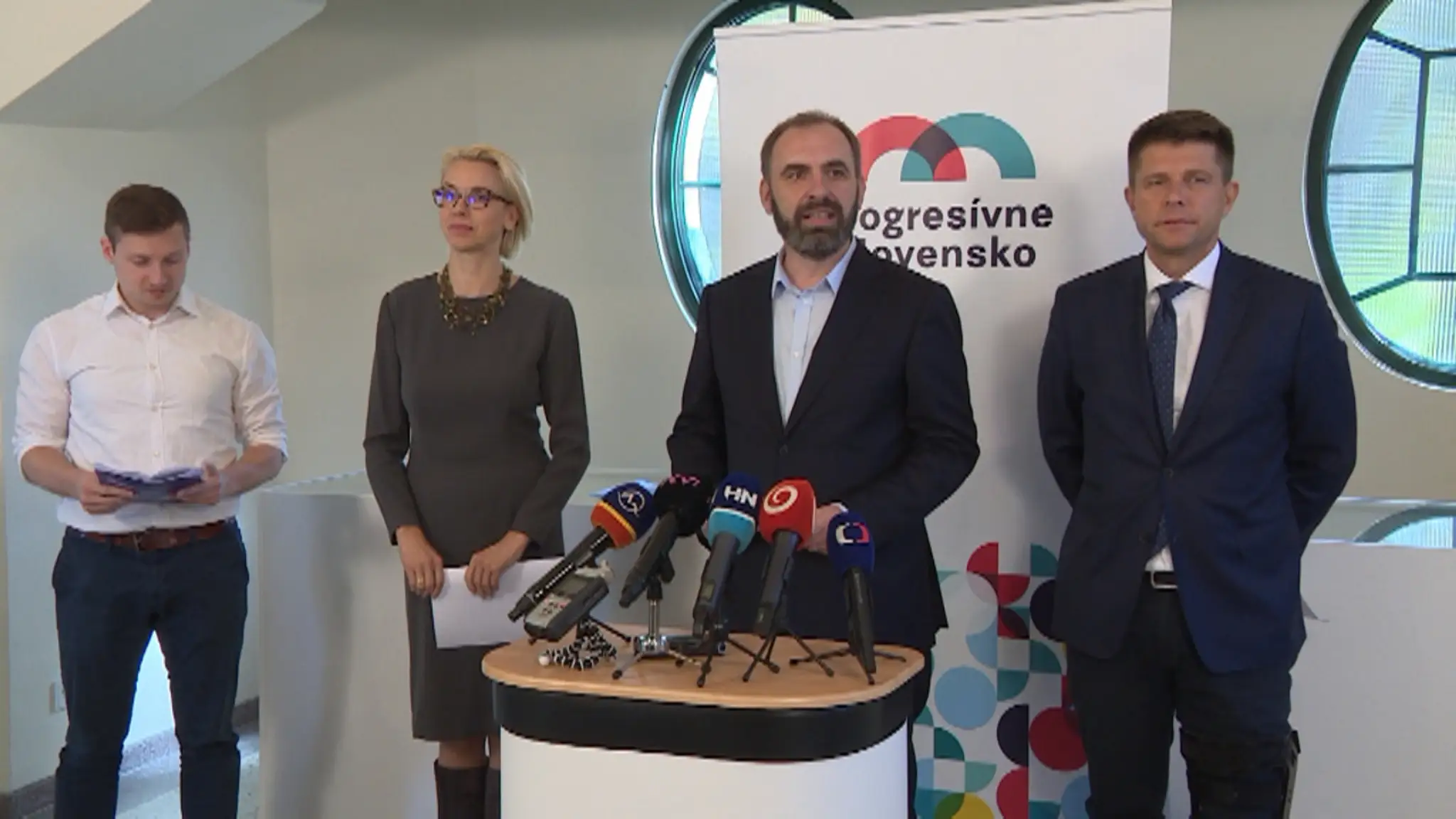 Lídri Progresívneho Slovenska.