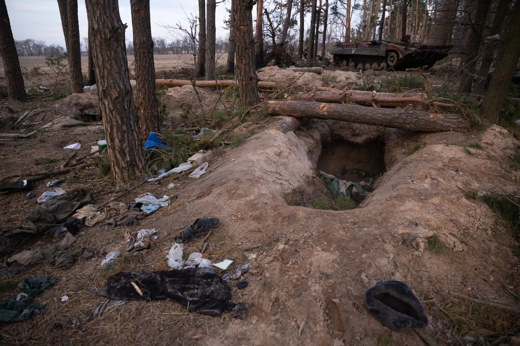 V ukrajinskom meste Makariv našli telá zabitých civilistov
