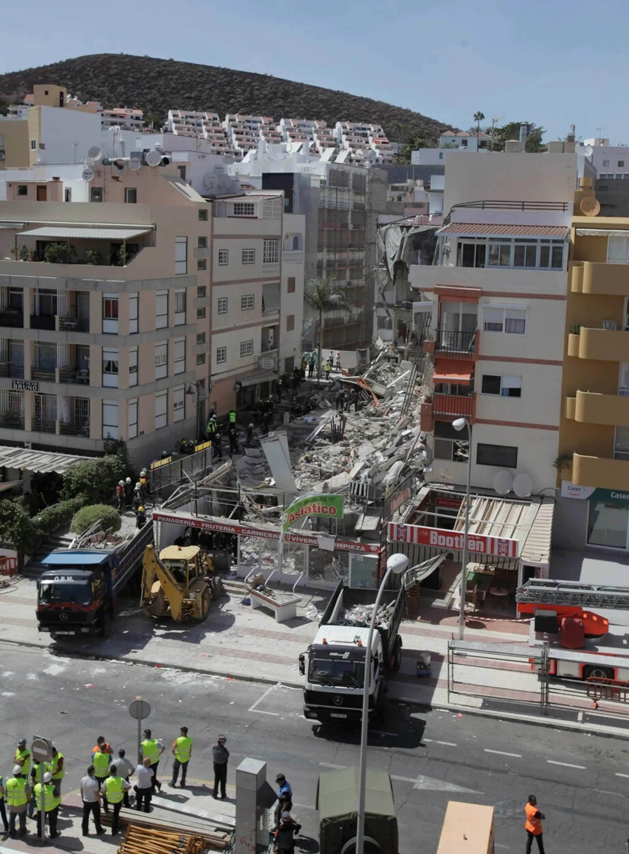 V Tenerife sa zrútila budova
