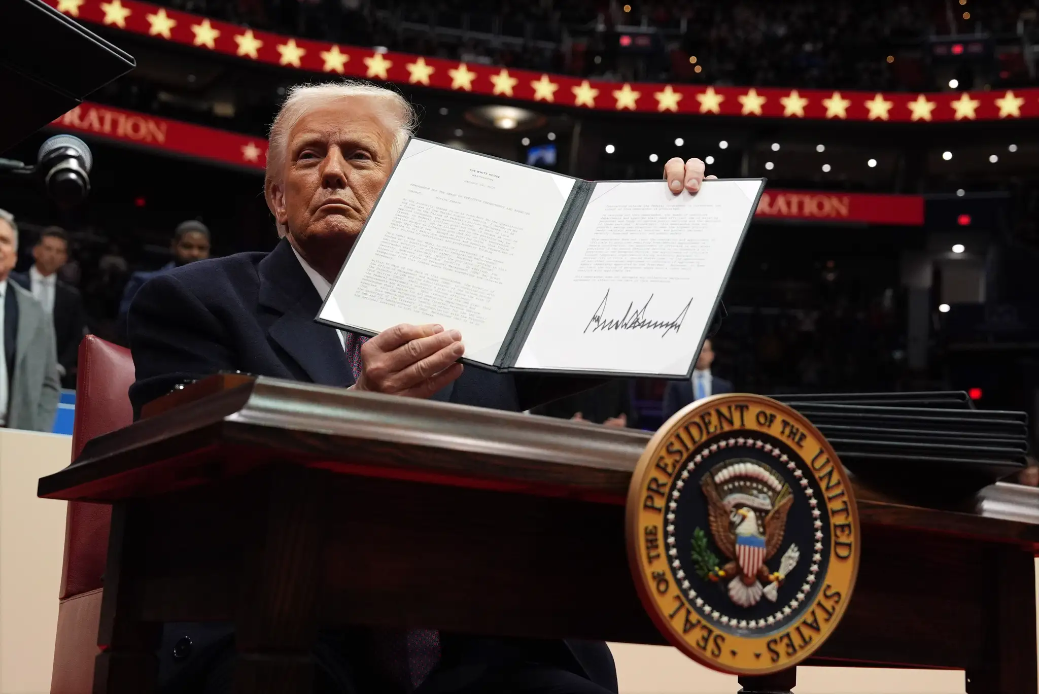 Trump inaugurácia 