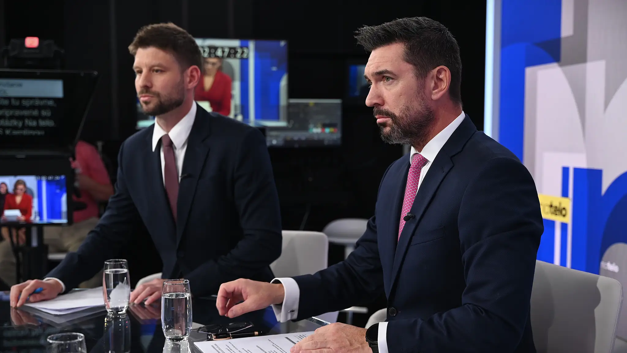 Richard Takáč a Michal Šimečka.