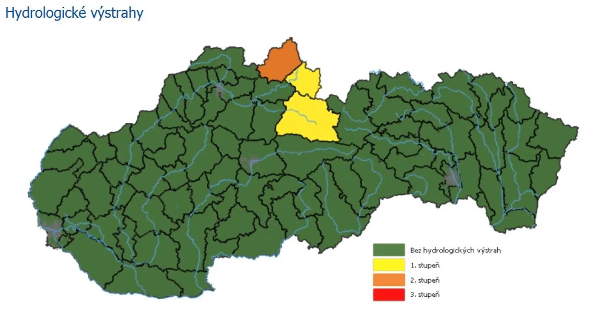 Výstraha SHMÚ.