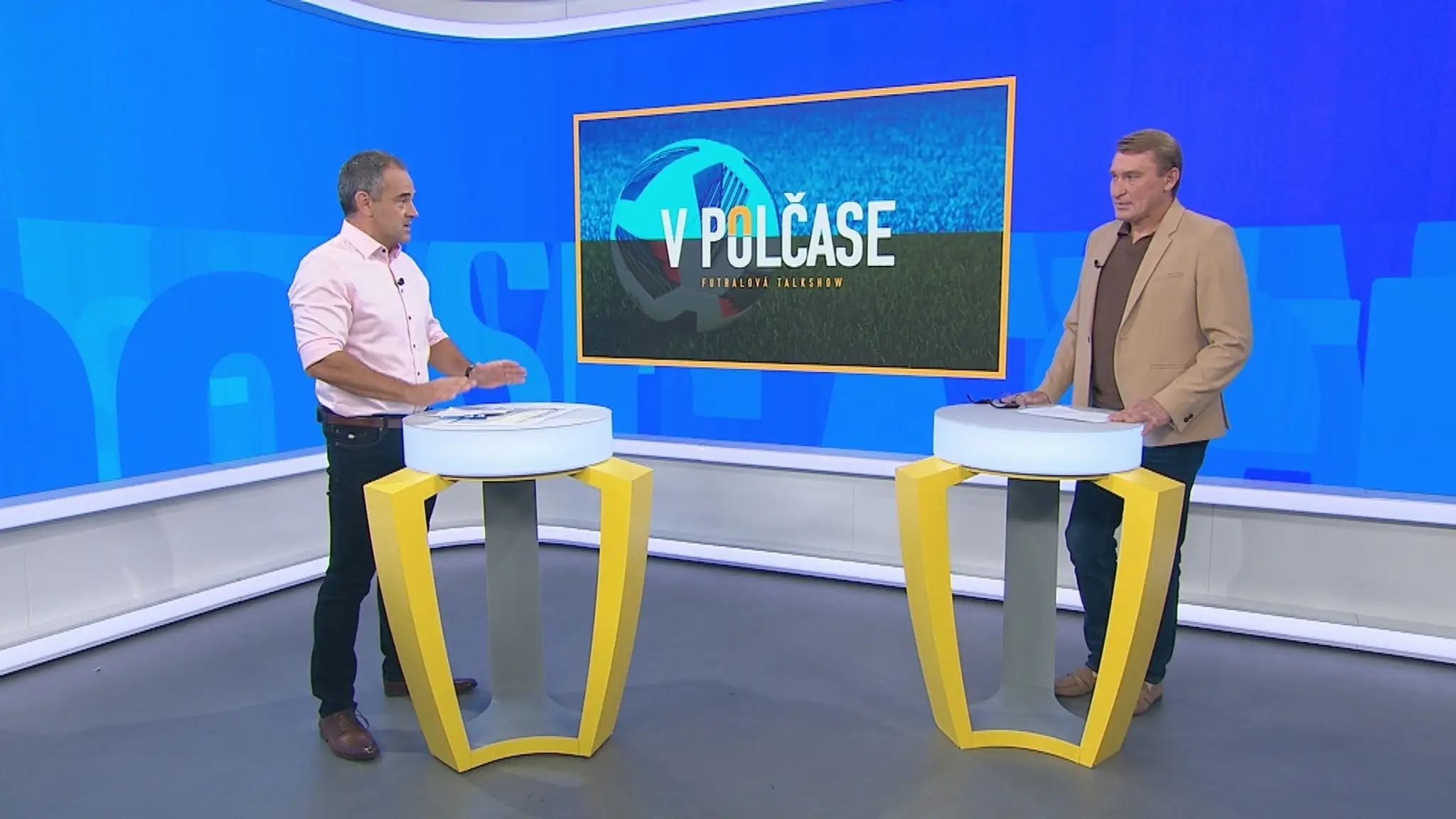 Hosťom Sláva Jurka v talkshow V polčase bol bývalý futbalový útočník Ľubomír Luhový.