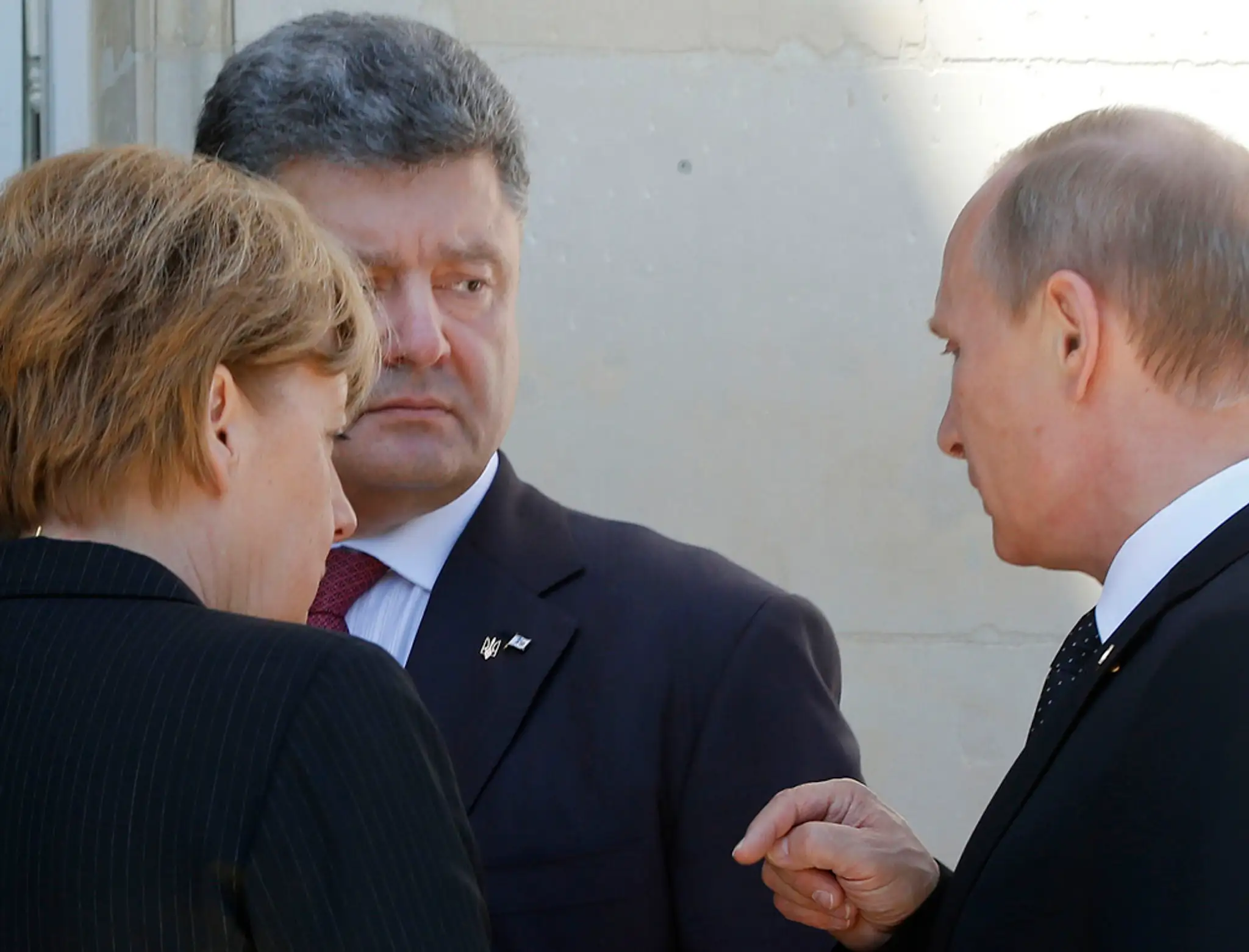 Putin a Porošenko.