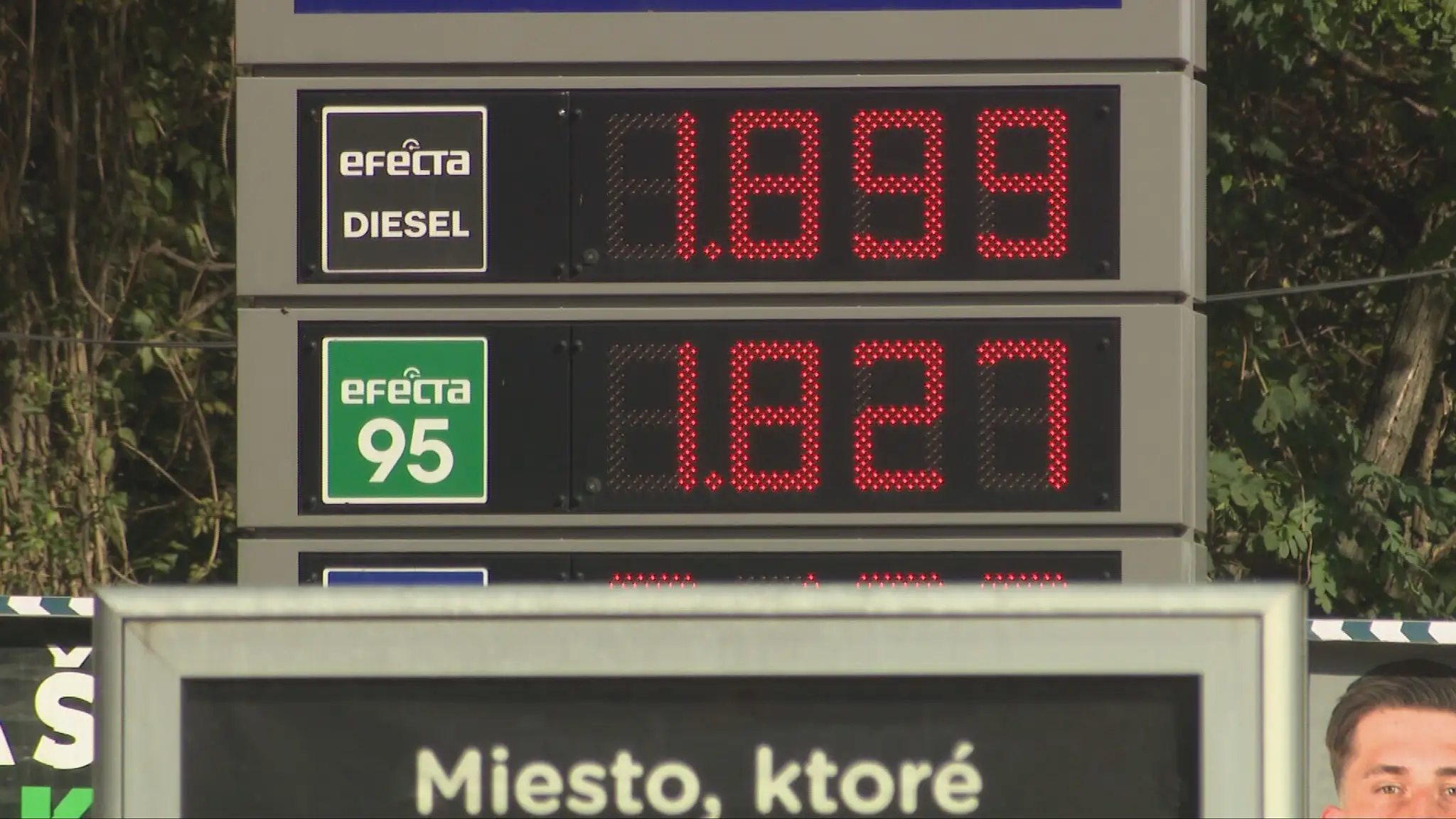 Ceny na čerpacej stanici