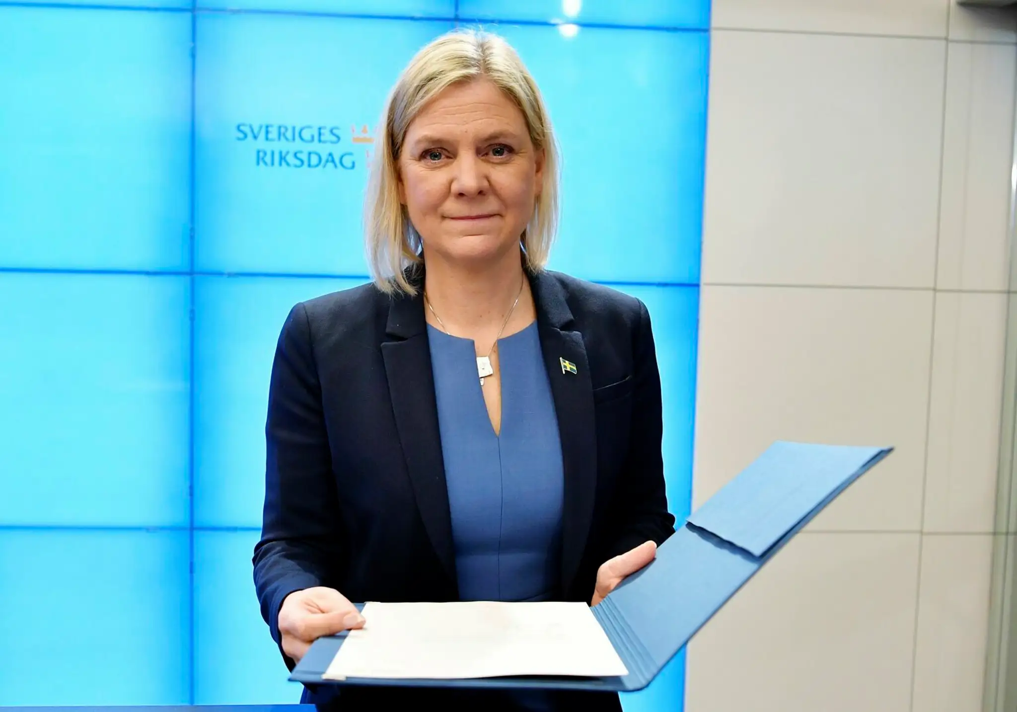 Magdalena Anderssonová bola premiérkou pár hodín
