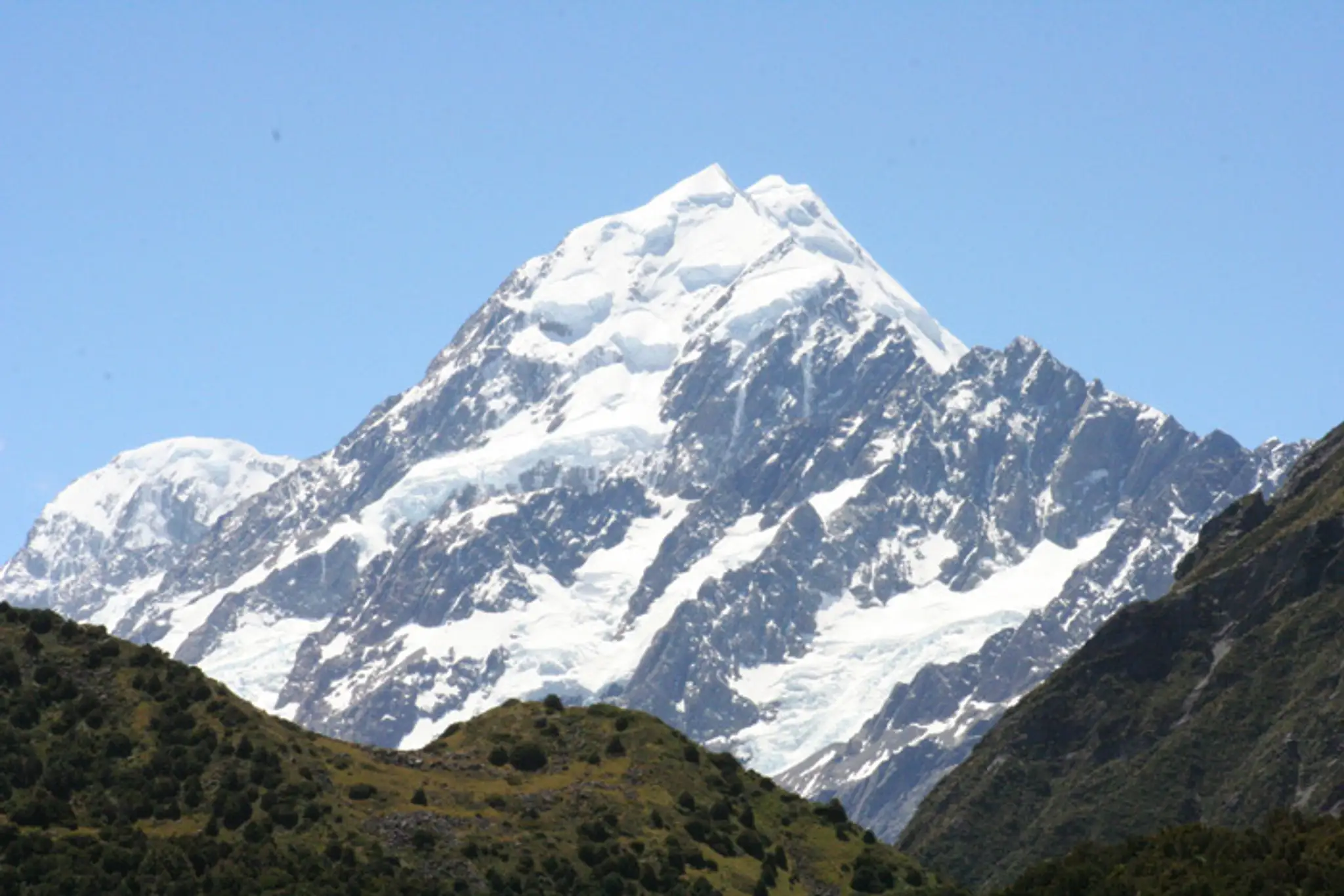 Aoraki alebo Cookov vrch na Novom Zélande