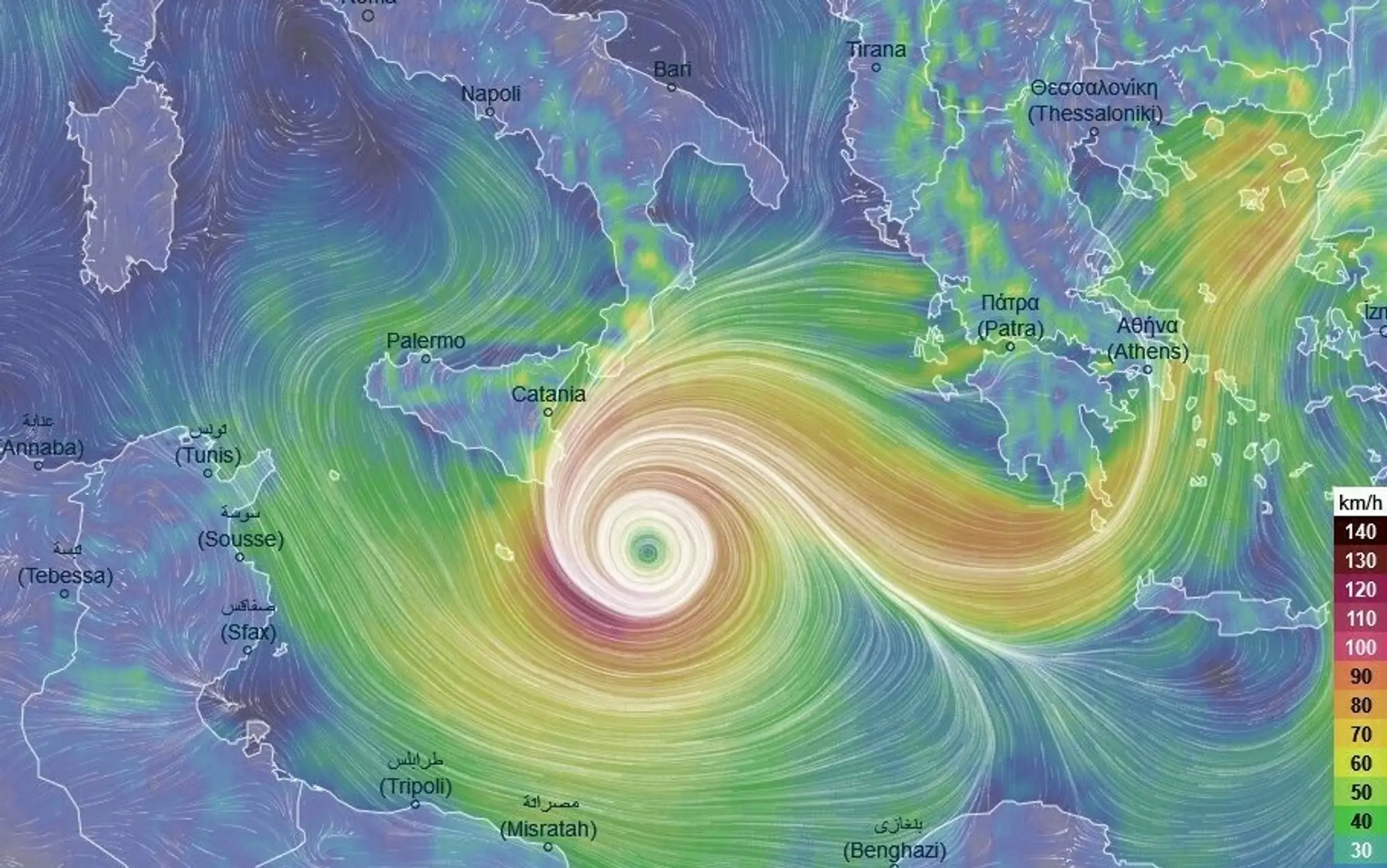 Medián nad Stredozemným morom