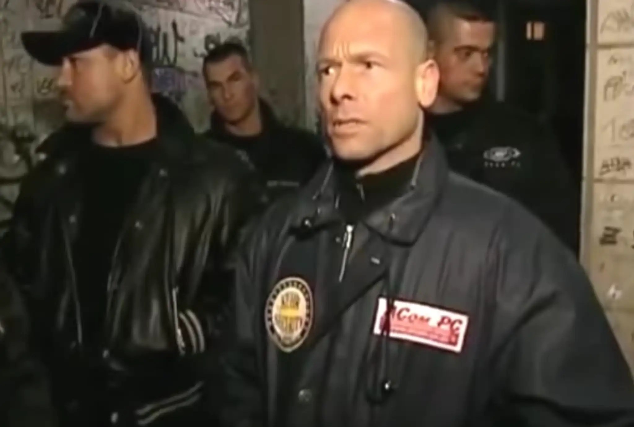 Prominentný bodyguard Michael Kuehr (54) so svojimi ľuďmi.