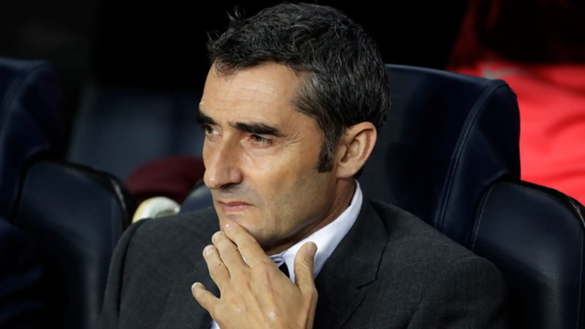 Tréner FC Barcelona Ernesto Valverde.