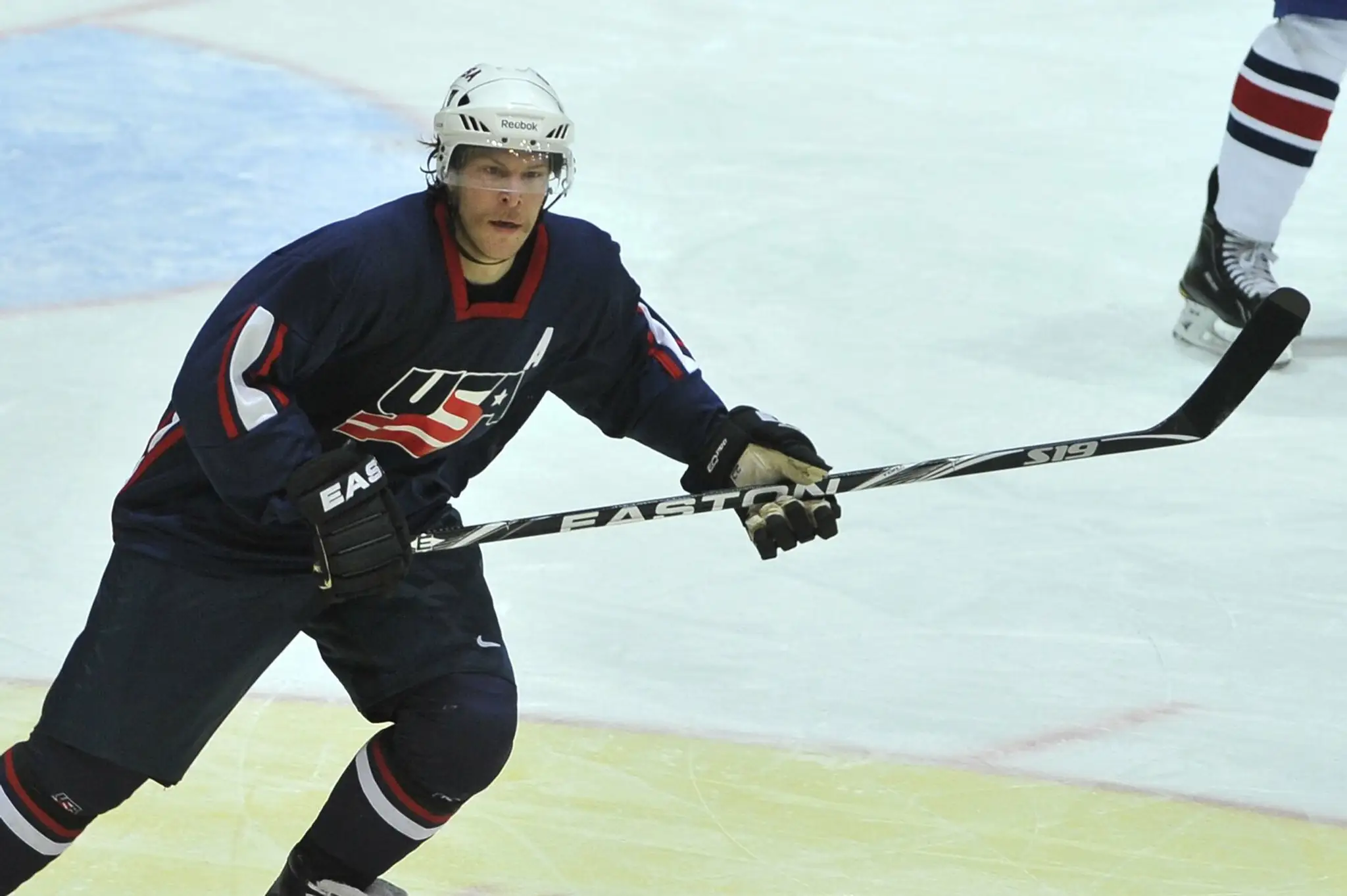 Yan Šťastný v drese reprezentácie USA.