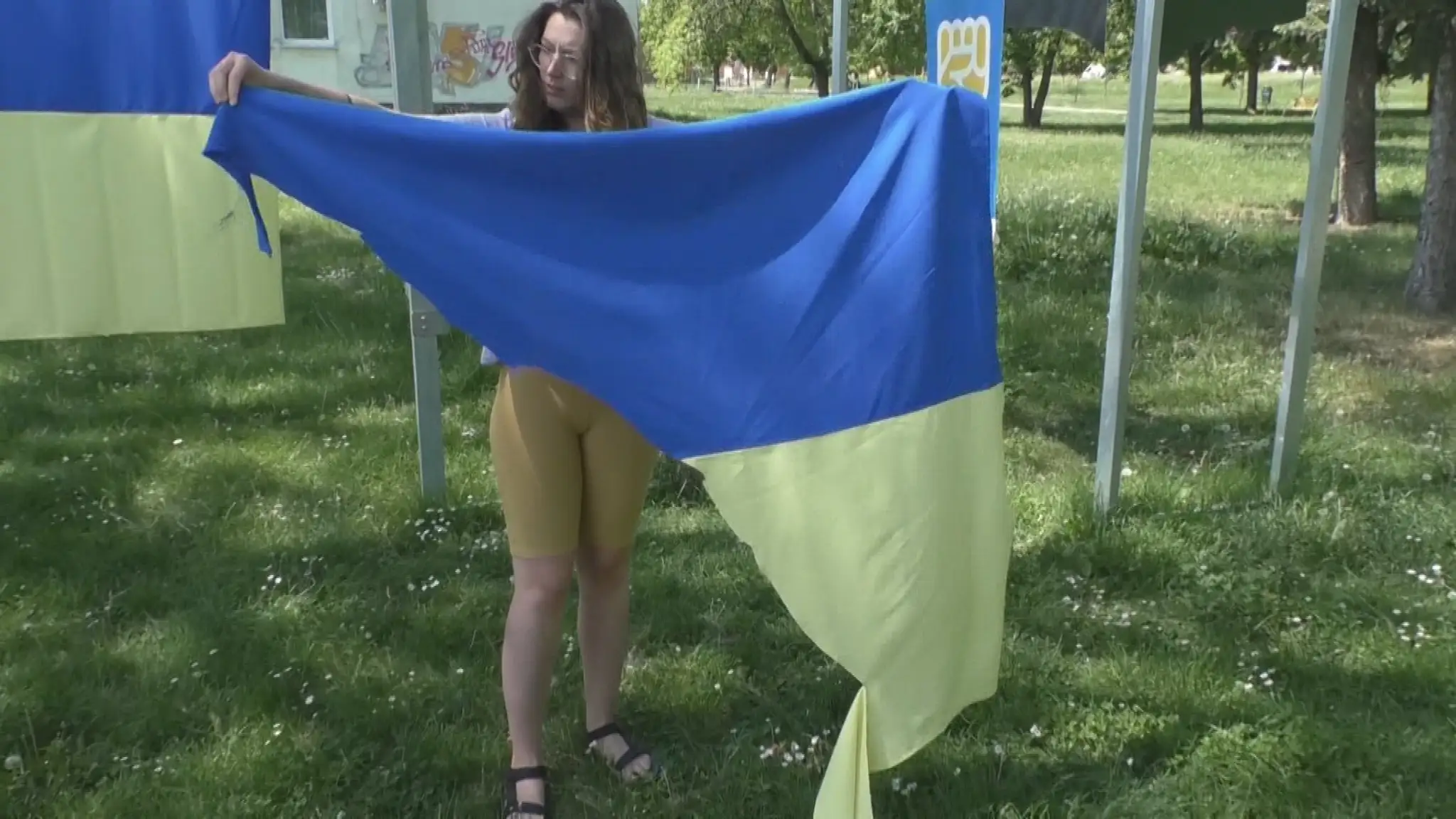 Zničená ukrajinská výstava
