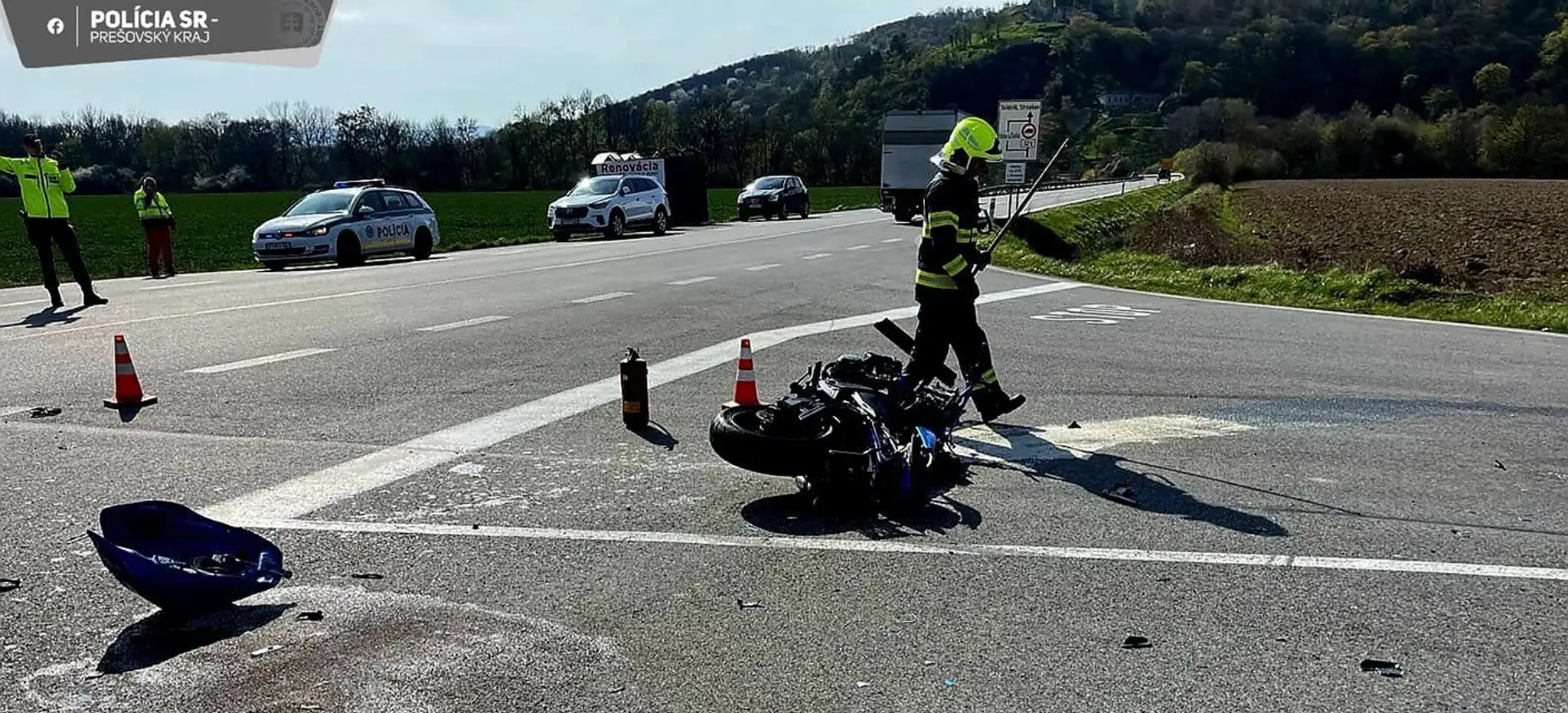 Dopravná nehoda na východe Slovenska