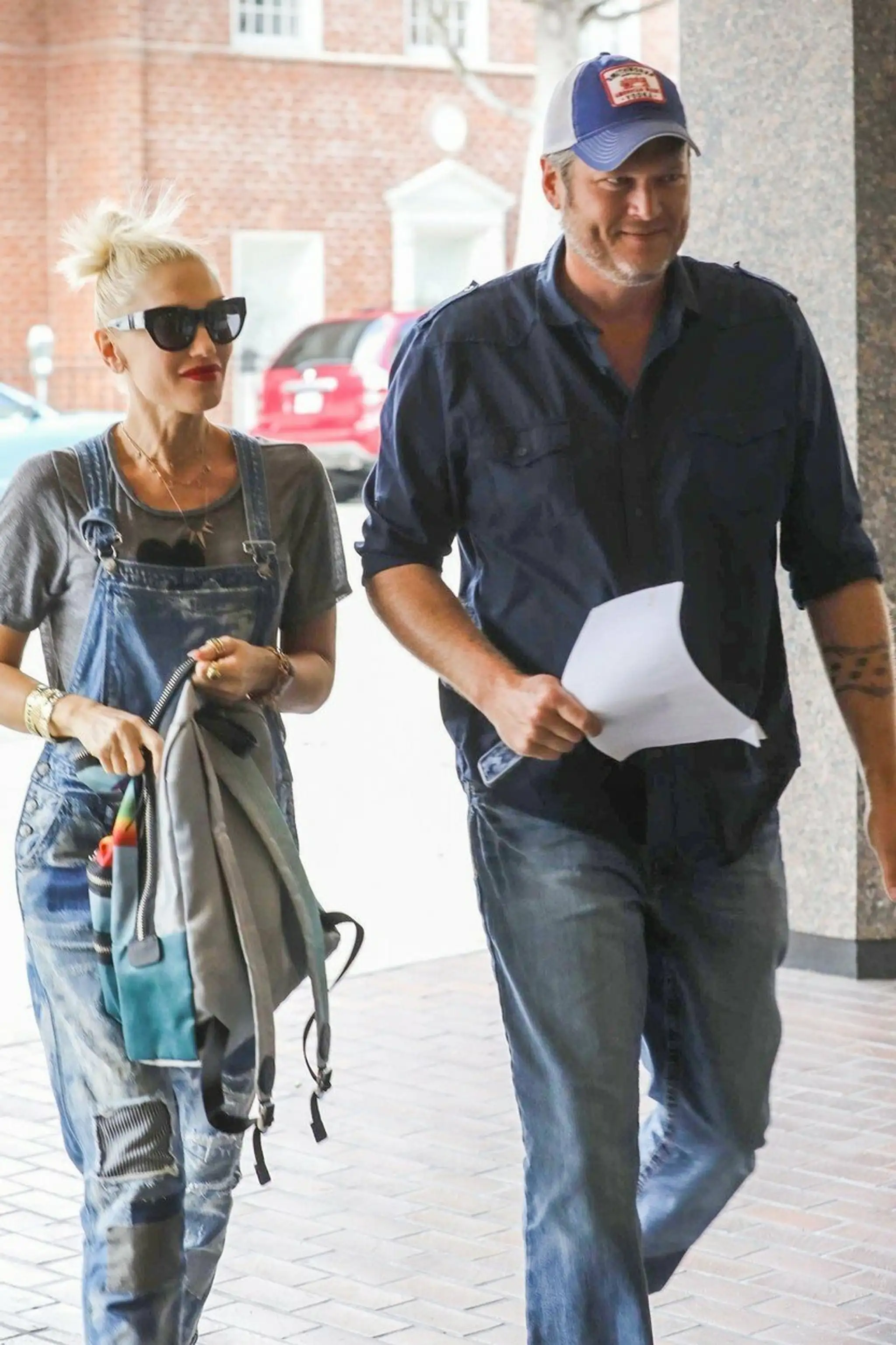 Gwen Stefani a Blake Shelton na ceste k lekárovi