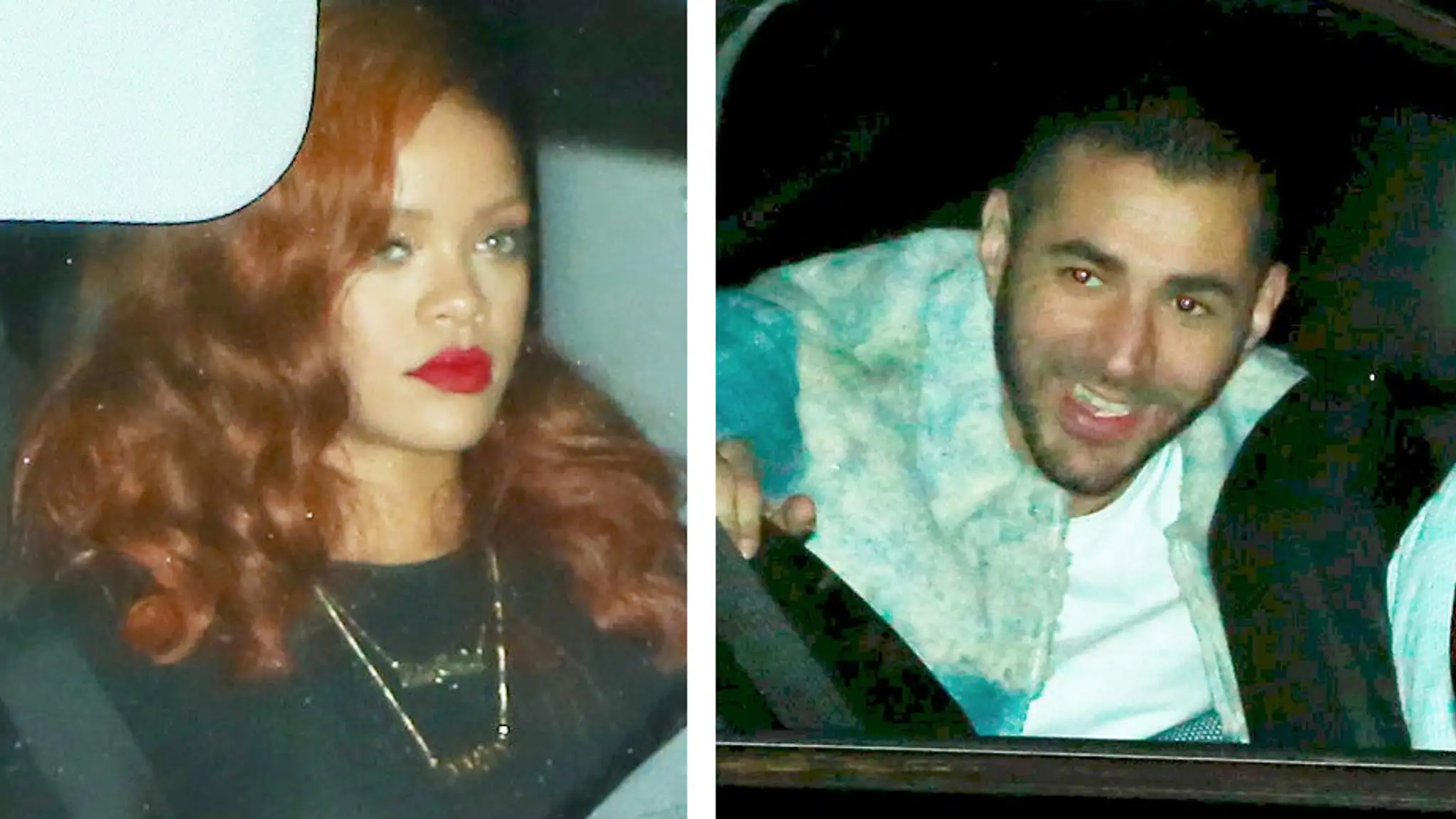 Rihanna a Karim Benzema.
