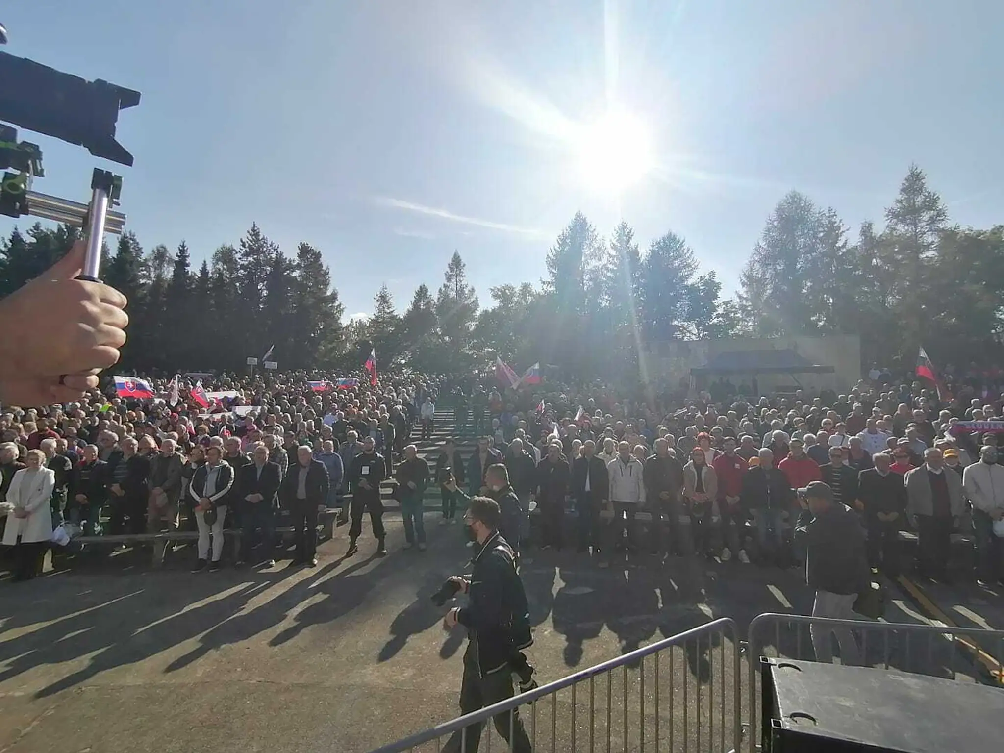 Protest Smeru v Rimavskej Sobote.