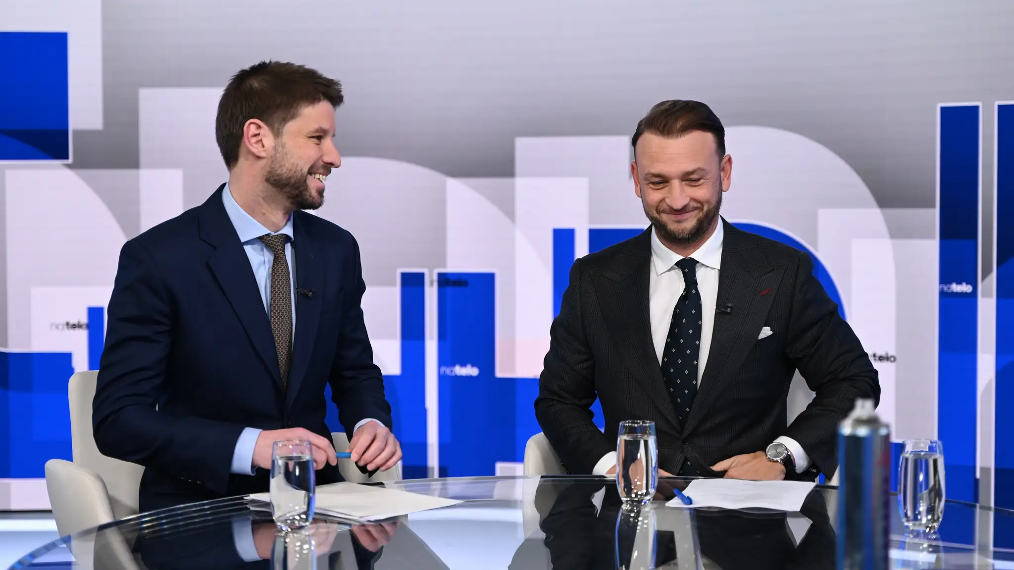 Matúš Šutaj Eštok a Michal Šimečka.