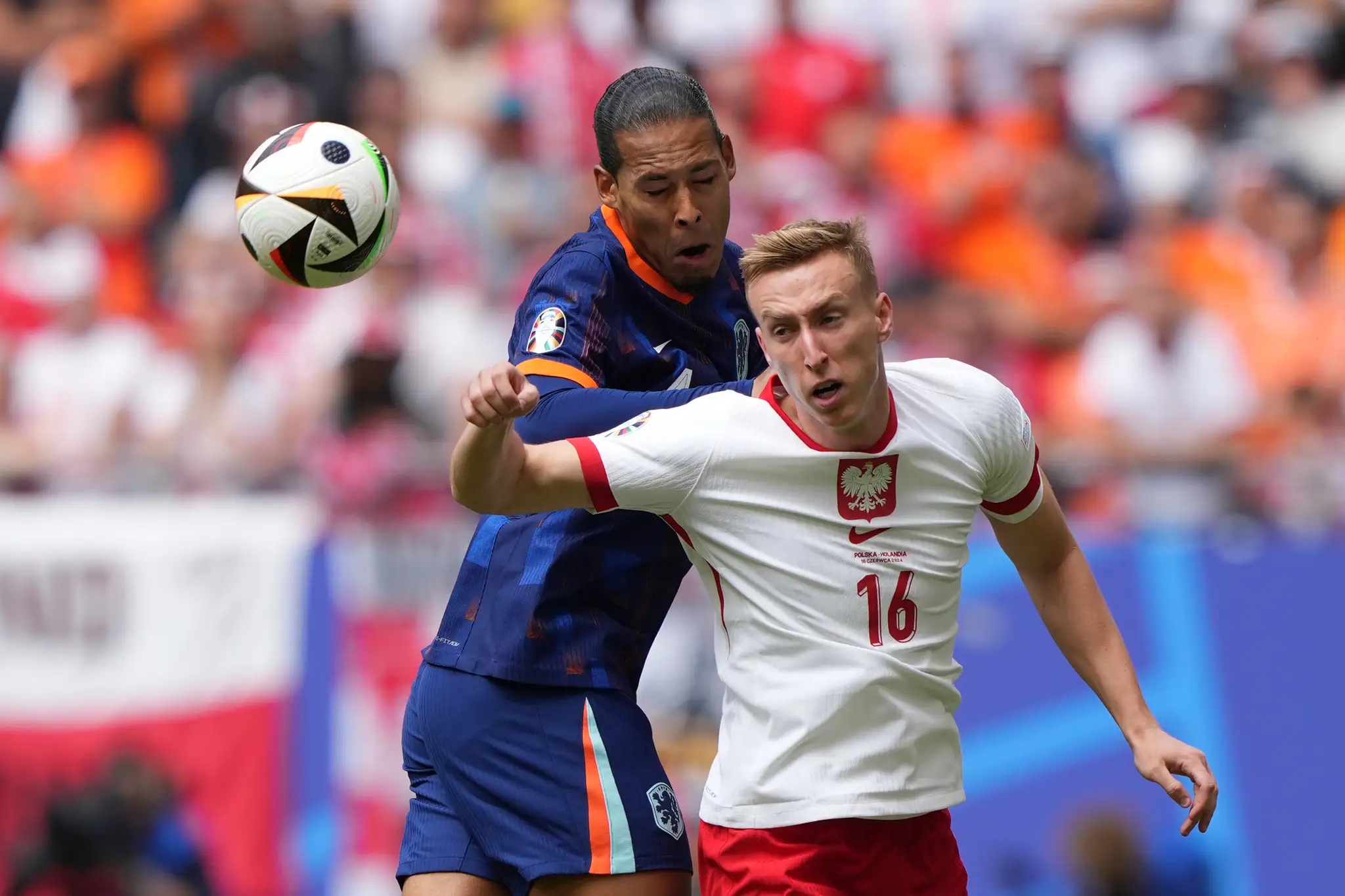 Poľsko - Holandsko 1:2 (EURO 2024).