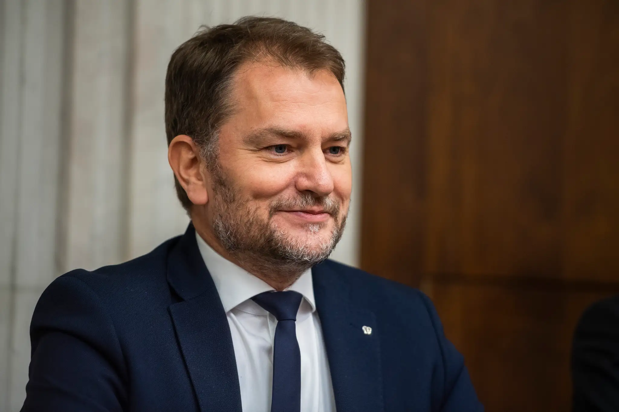 Na snímke je Igor Matovič s úsmevom