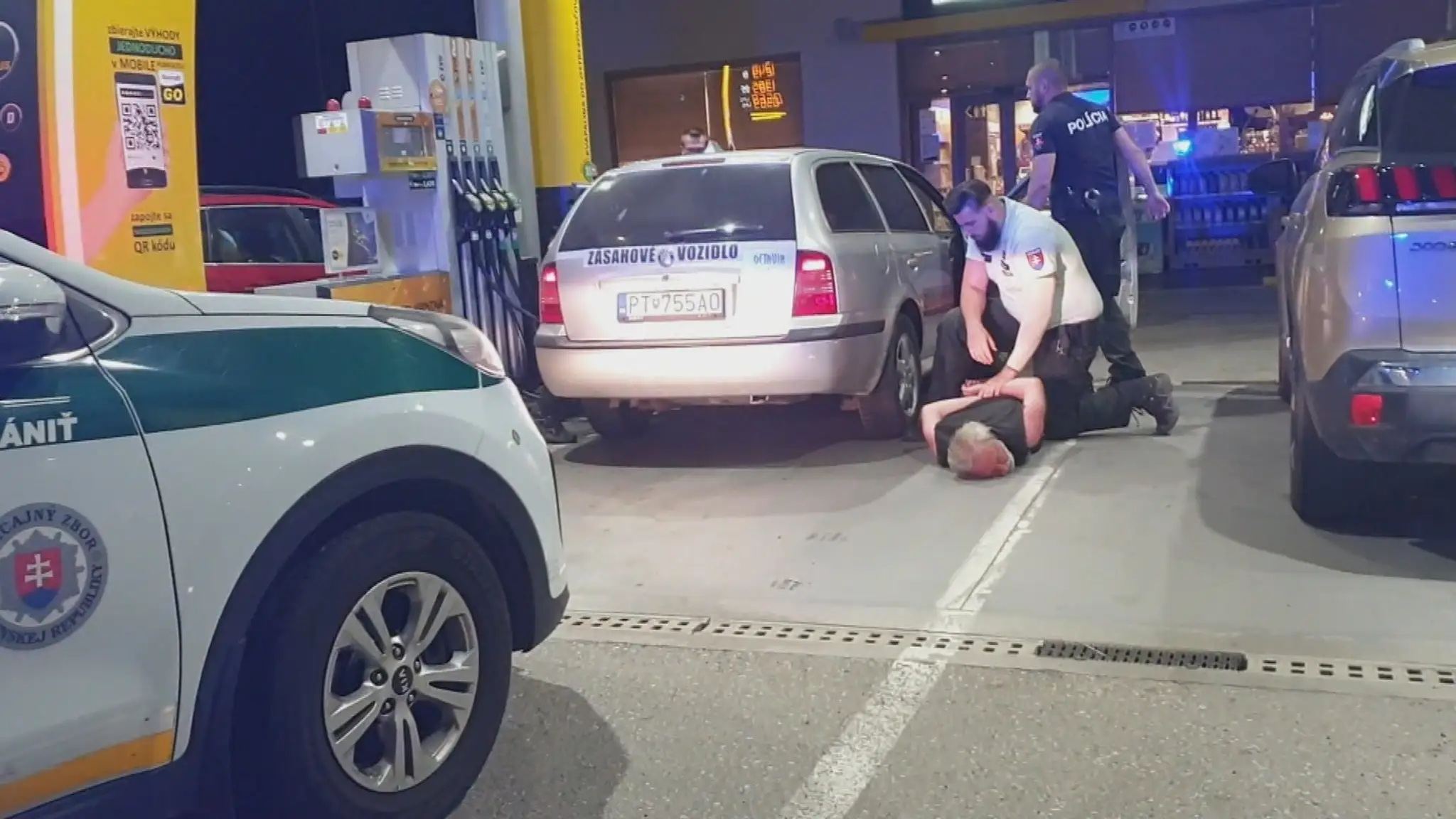 Policajná naháňačka v Rimavskej Sobote