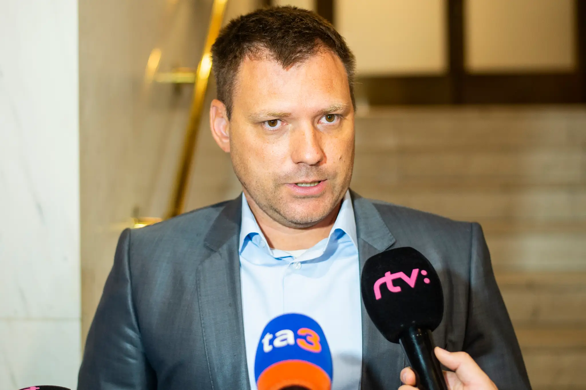 Nezaradený poslanec NR SR Tomáš Taraba po neotvorení 72. schôdze Národnej rady SR.